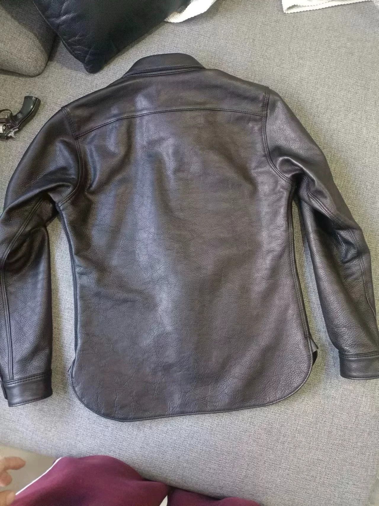 Japanese Brand black leather button-up shirt Size US M / EU 48-50 / 2 - 2 Thumbnail