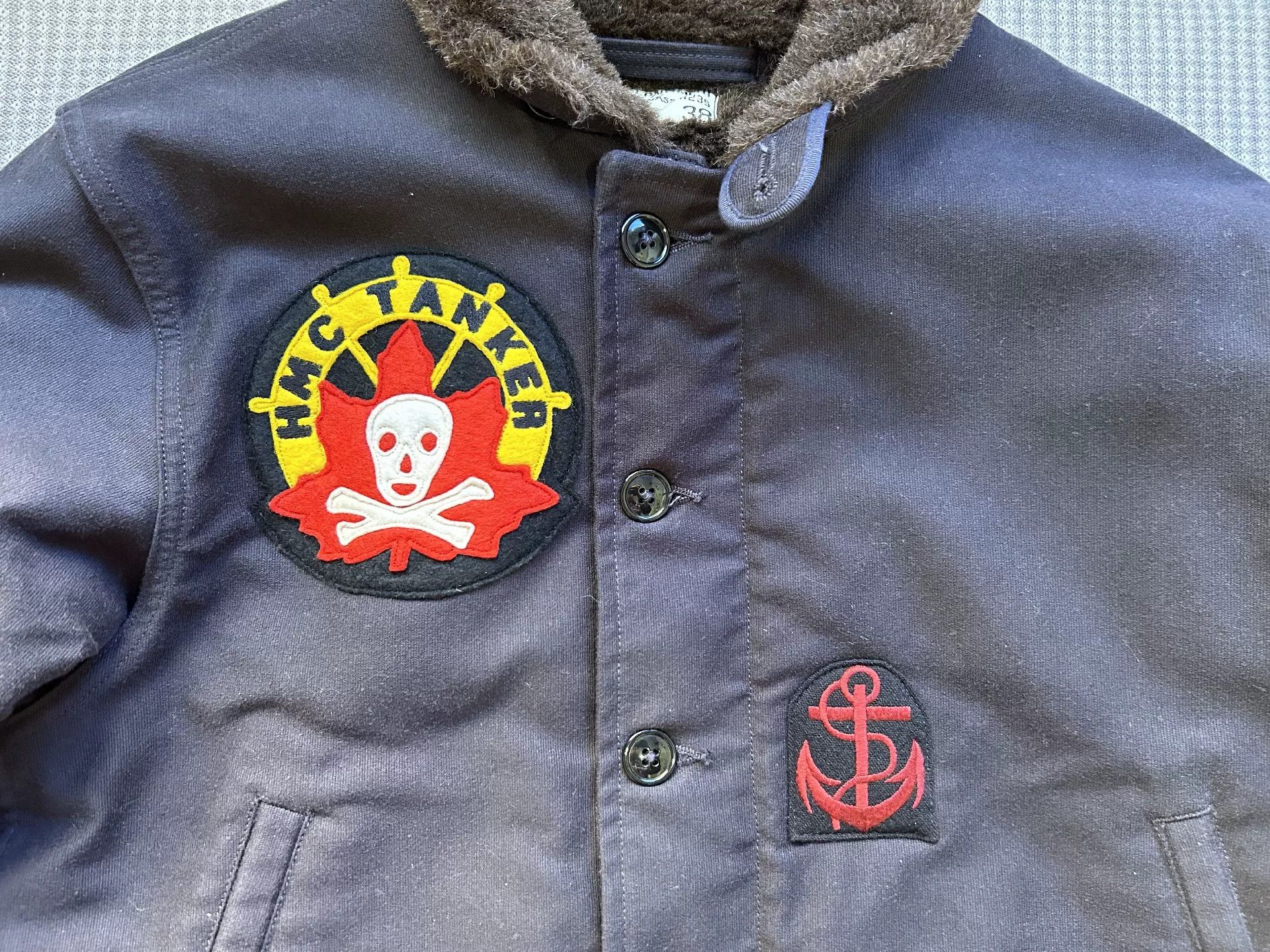 The Real McCoy's real mccoy's n1 navy hmc tanker jacket Size US M / EU 48-50 / 2 - 4 Thumbnail