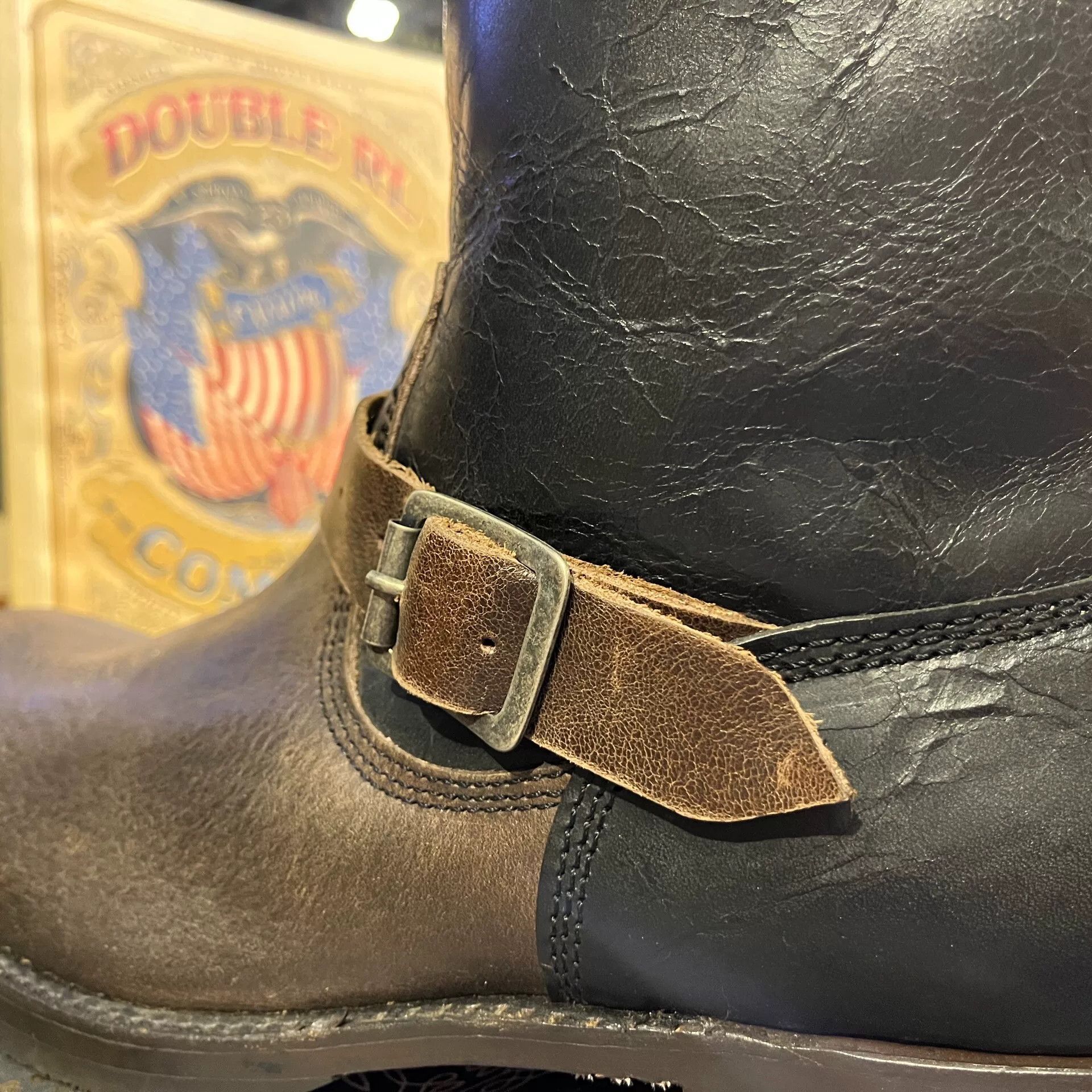 Japanese Brand military engineer boots with buckle strap Size US 11 / EU 44 - 6 Thumbnail