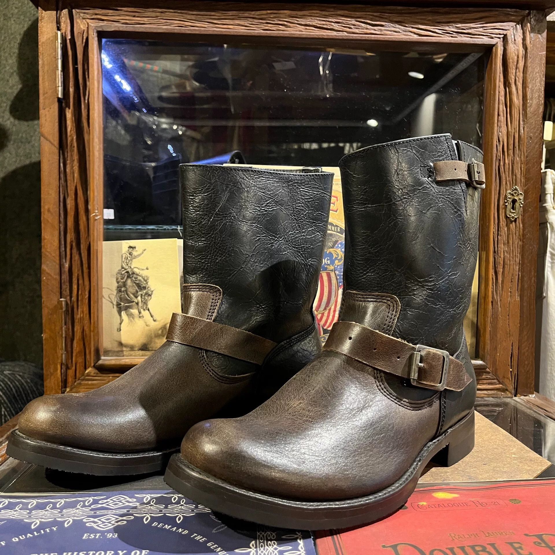 Japanese Brand military engineer boots with buckle strap Size US 11 / EU 44 - 3 Thumbnail