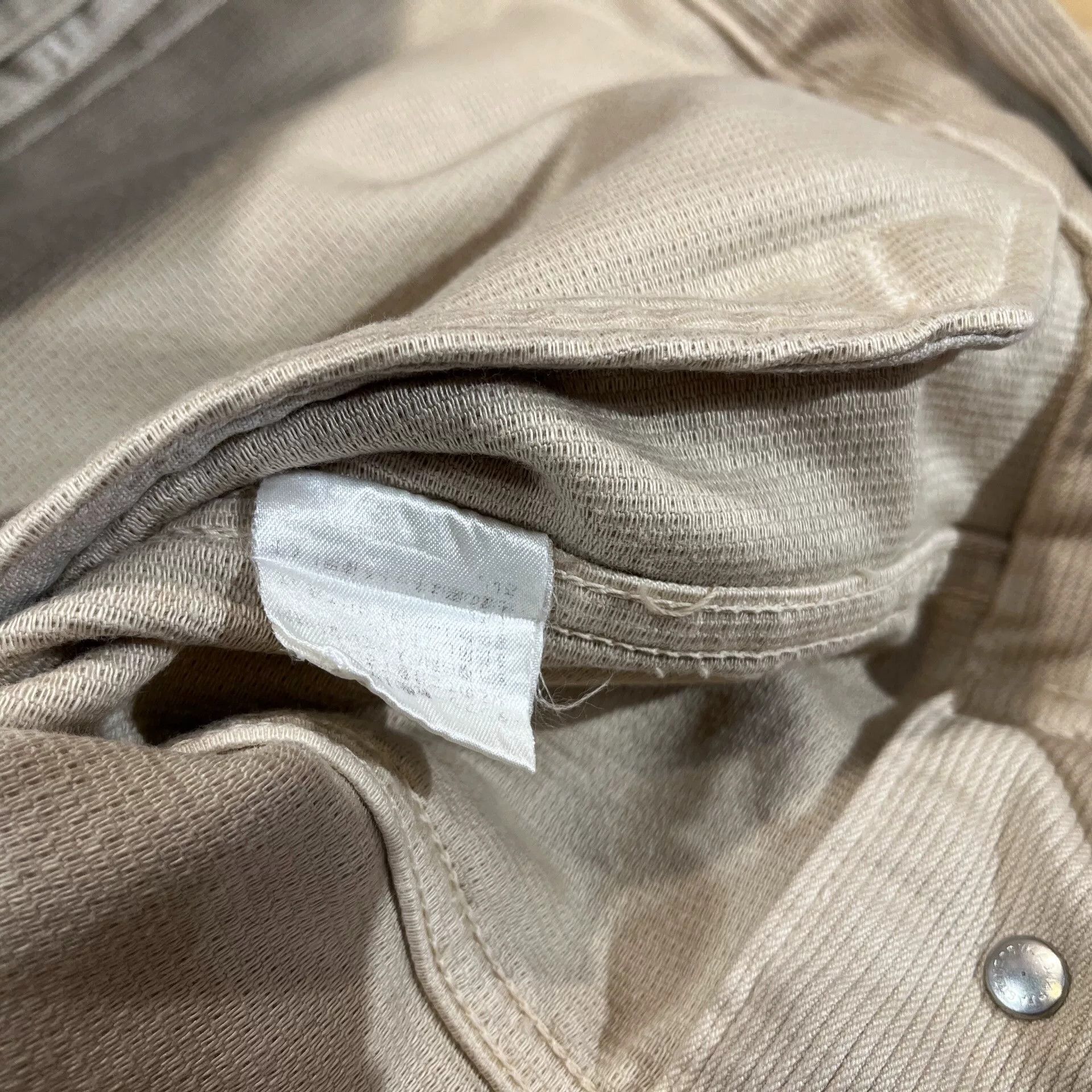 Japanese Brand beige utility work vest with pockets Size US L / EU 52-54 / 3 - 5 Thumbnail