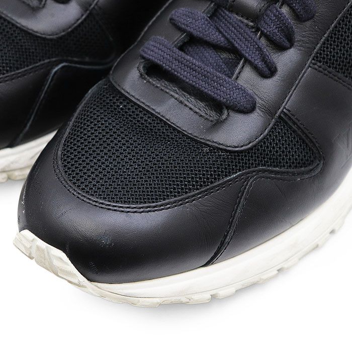 Louis Vuitton Louis Vuitton Louis Vuitton Run Away Line Monogram Flower Leather Mesh Sneaker Leather Shoes GO0179 DUTY FREE for USA Size ONE SIZE - 2 Thumbnail
