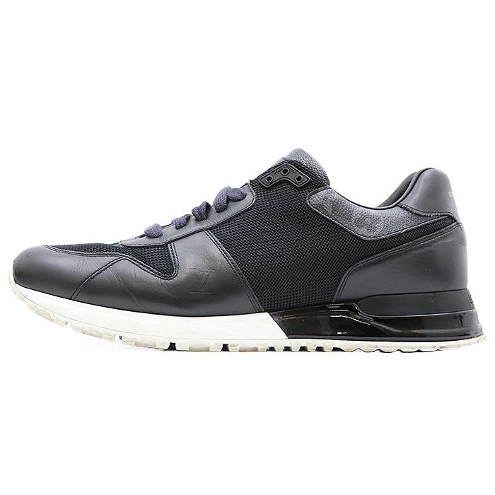 Louis Vuitton Louis Vuitton Louis Vuitton Run Away Line Monogram Flower Leather Mesh Sneaker Leather Shoes GO0179 DUTY FREE for USA Size ONE SIZE - 4 Thumbnail