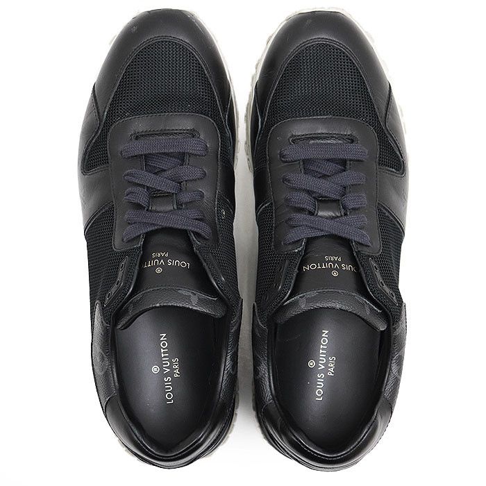 Louis Vuitton Louis Vuitton Louis Vuitton Run Away Line Monogram Flower Leather Mesh Sneaker Leather Shoes GO0179 DUTY FREE for USA Size ONE SIZE - 8 Thumbnail