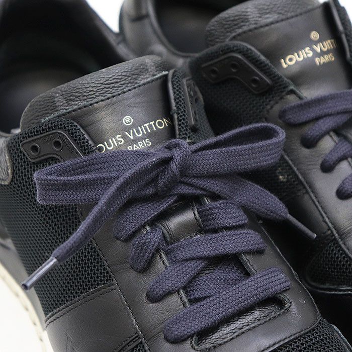 Louis Vuitton Louis Vuitton Louis Vuitton Run Away Line Monogram Flower Leather Mesh Sneaker Leather Shoes GO0179 DUTY FREE for USA Size ONE SIZE - 12 Thumbnail