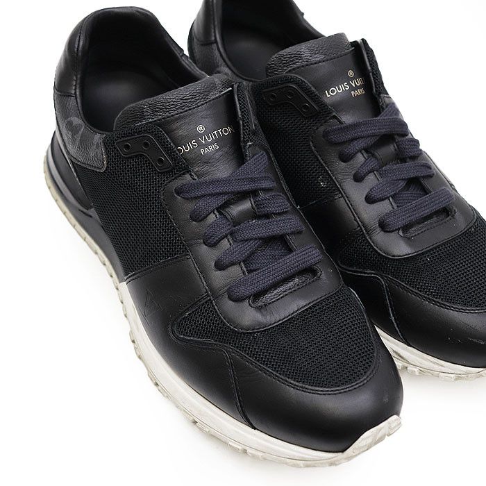 Louis Vuitton Louis Vuitton Louis Vuitton Run Away Line Monogram Flower Leather Mesh Sneaker Leather Shoes GO0179 DUTY FREE for USA Size ONE SIZE - 13 Thumbnail