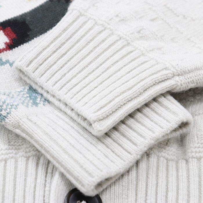 Hermes Hermes Hermes Wool Cashmere Knit Cardigan Textile Tops DUTY FREE for USA Size ONE SIZE - 12 Thumbnail
