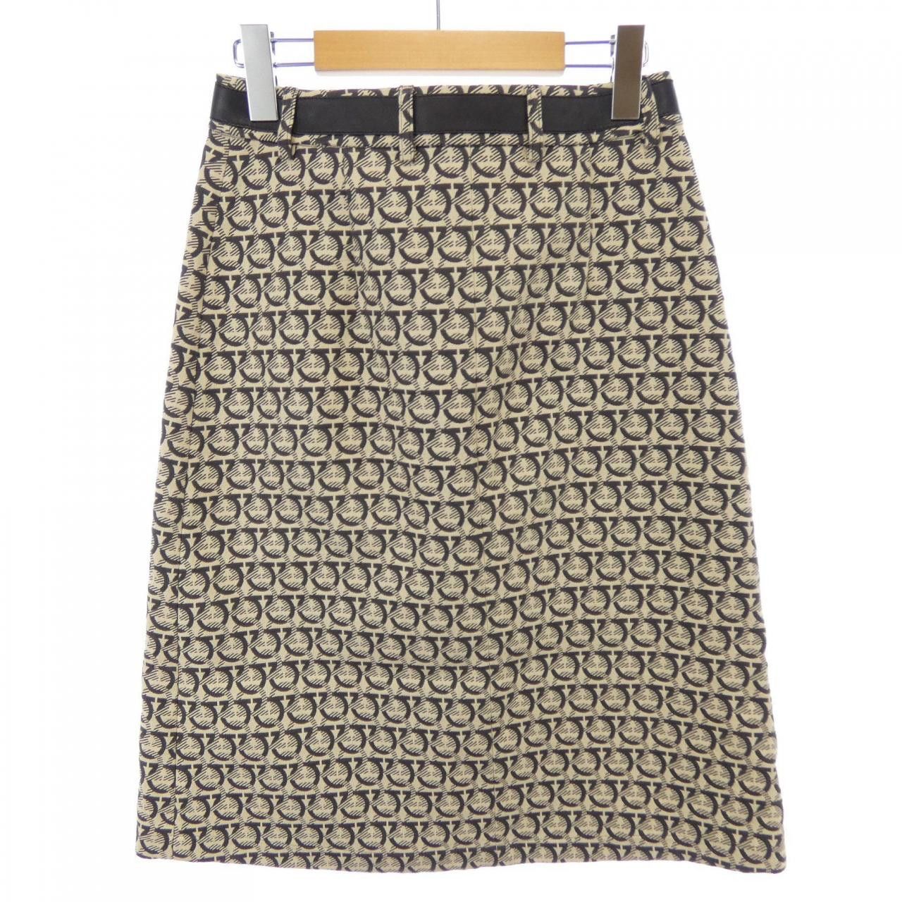 Salvatore Ferragamo Salvatore Ferragamo Salvatore Ferragamo Skirt Textile Skirts 13J149 DUTY FREE for USA Size ONE SIZE - 2 Thumbnail