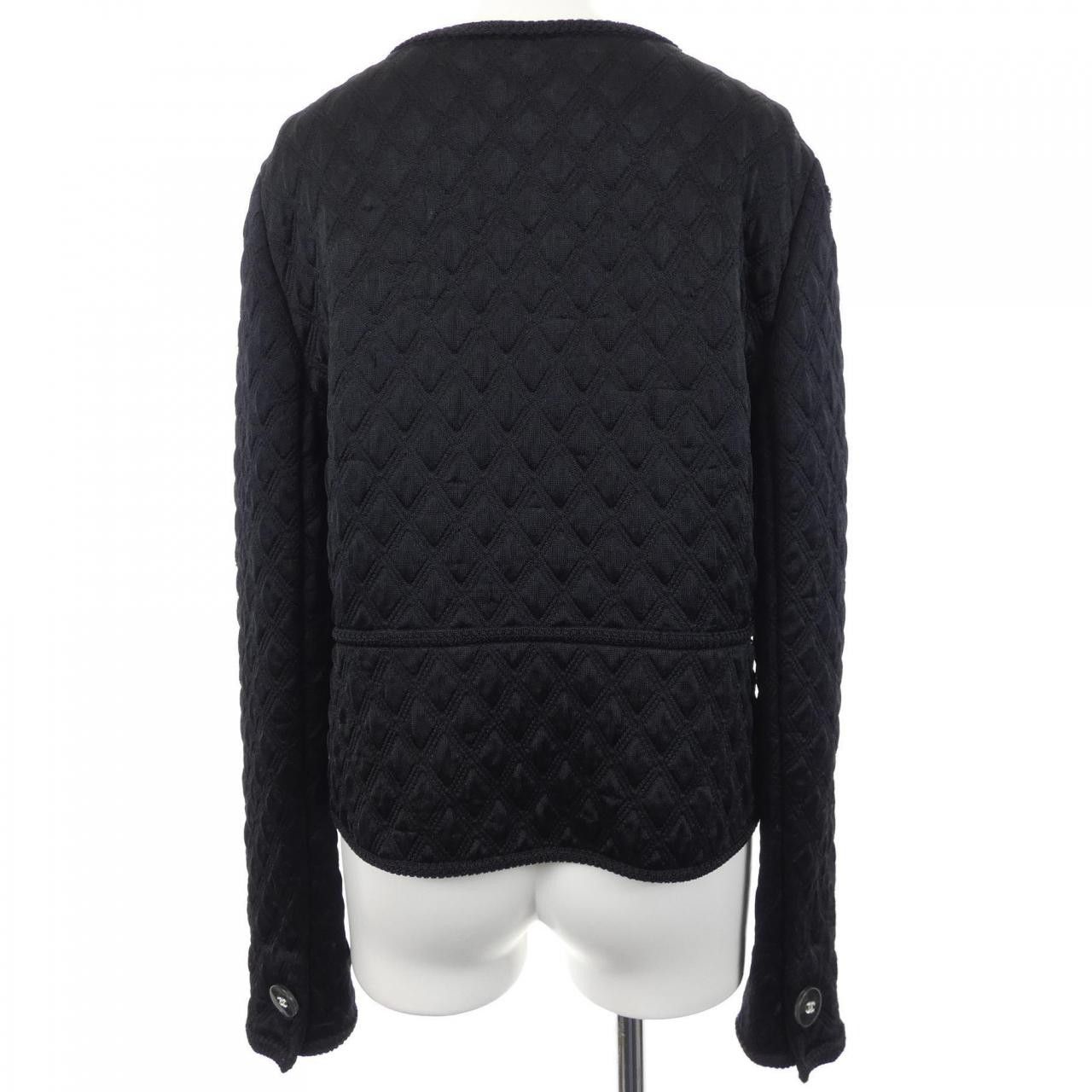 Chanel Chanel Chanel Collarless Jacket Textile Outerwear P57008K07441 17A DUTY FREE for USA Size ONE SIZE - 2 Thumbnail
