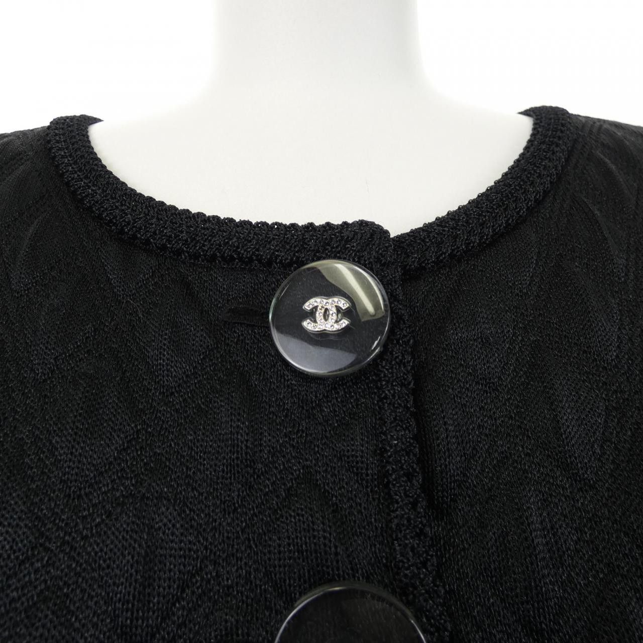 Chanel Chanel Chanel Collarless Jacket Textile Outerwear P57008K07441 17A DUTY FREE for USA Size ONE SIZE - 7 Thumbnail