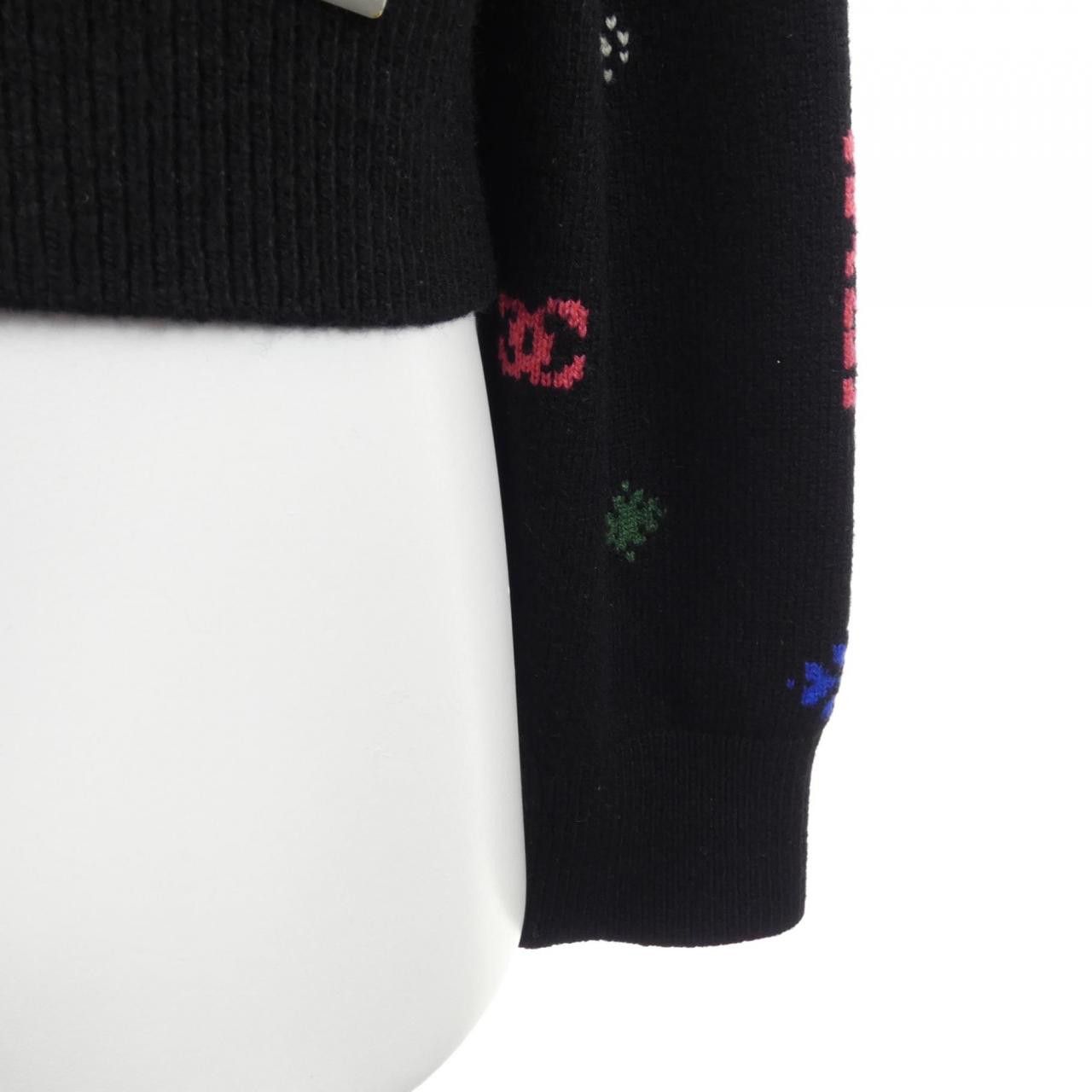 Chanel Chanel Chanel P70647K10216 21N 100% Cashmere Knit Textile Tops P70647K10216 21N DUTY FREE for USA Size ONE SIZE - 7 Thumbnail