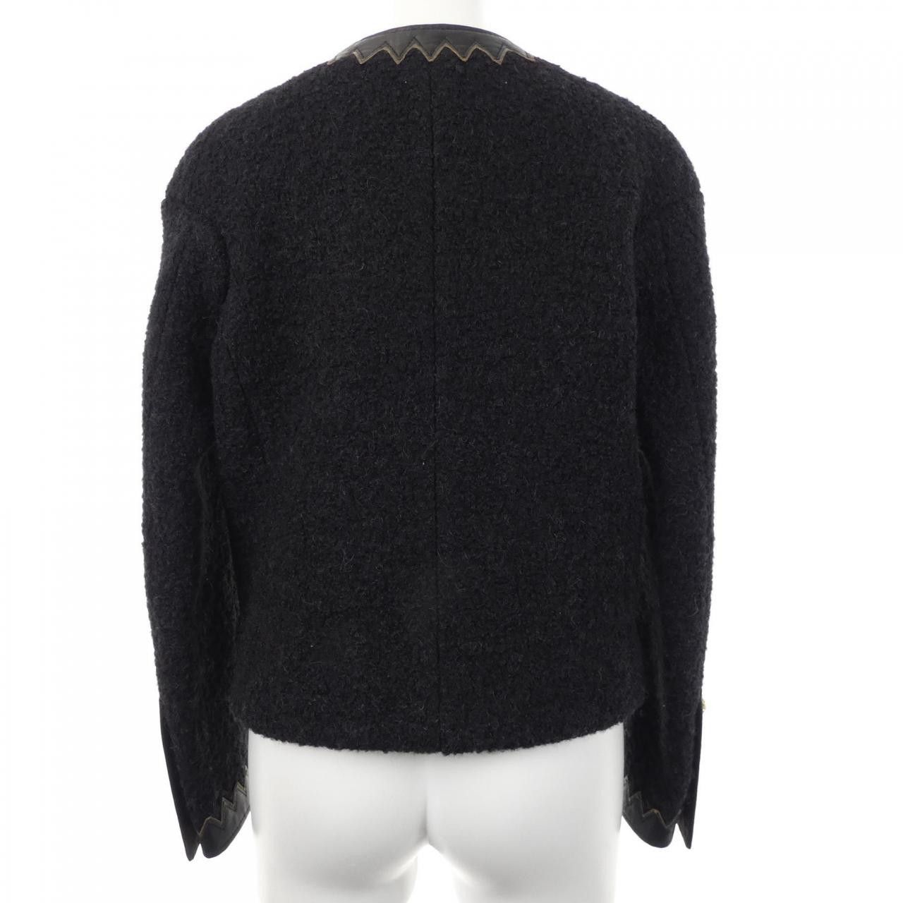 Chanel Chanel Chanel Collarless Jacket Textile Outerwear P51899V36958 15A DUTY FREE for USA Size ONE SIZE - 2 Thumbnail