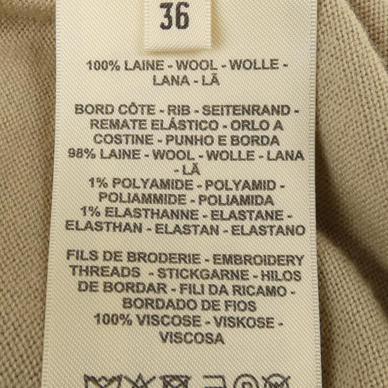 Hermes Hermes Hermes Knitwear Wool Knitwear36 Textile Tops DUTY FREE for USA Size ONE SIZE - 3 Thumbnail