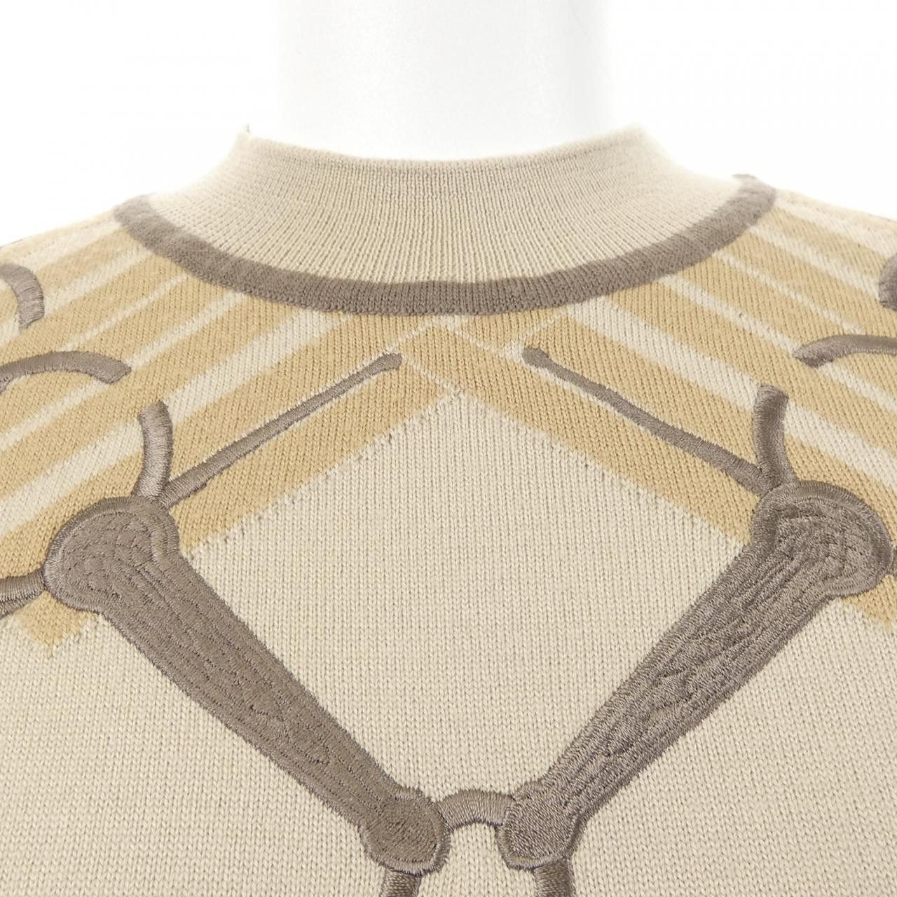 Hermes Hermes Hermes Knitwear Wool Knitwear36 Textile Tops DUTY FREE for USA Size ONE SIZE - 5 Thumbnail