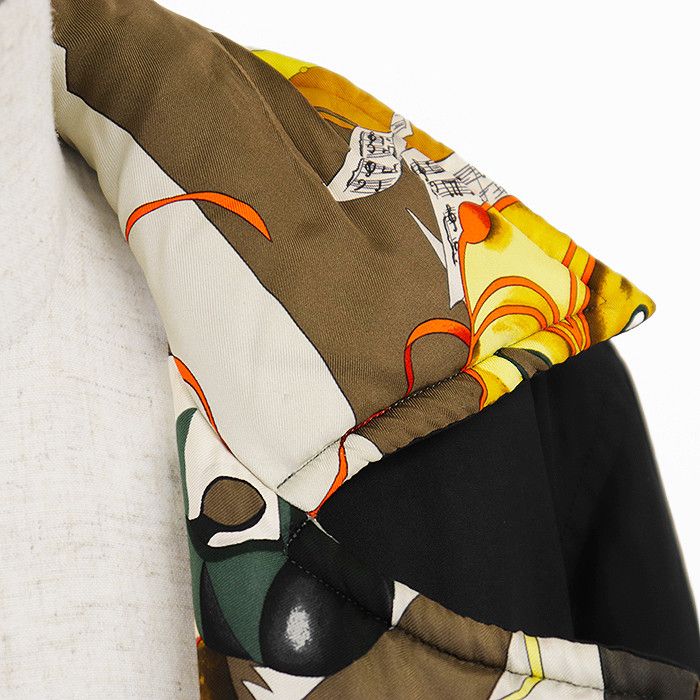 Hermes Hermes Hermès LE CARNAVAL DE VENISE38 Silk Padded Coat Textile Outerwear DUTY FREE for USA Size ONE SIZE - 2 Thumbnail
