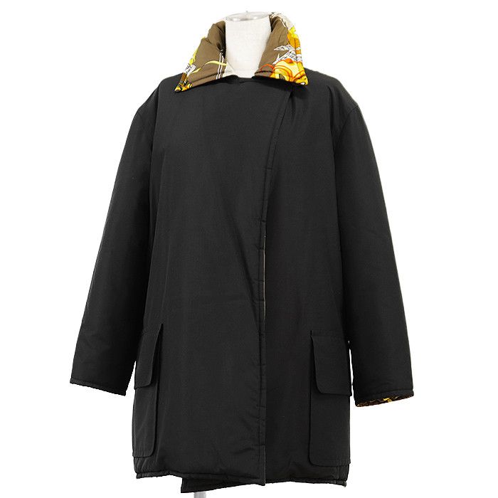 Hermes Hermes Hermès LE CARNAVAL DE VENISE38 Silk Padded Coat Textile Outerwear DUTY FREE for USA Size ONE SIZE - 13 Thumbnail