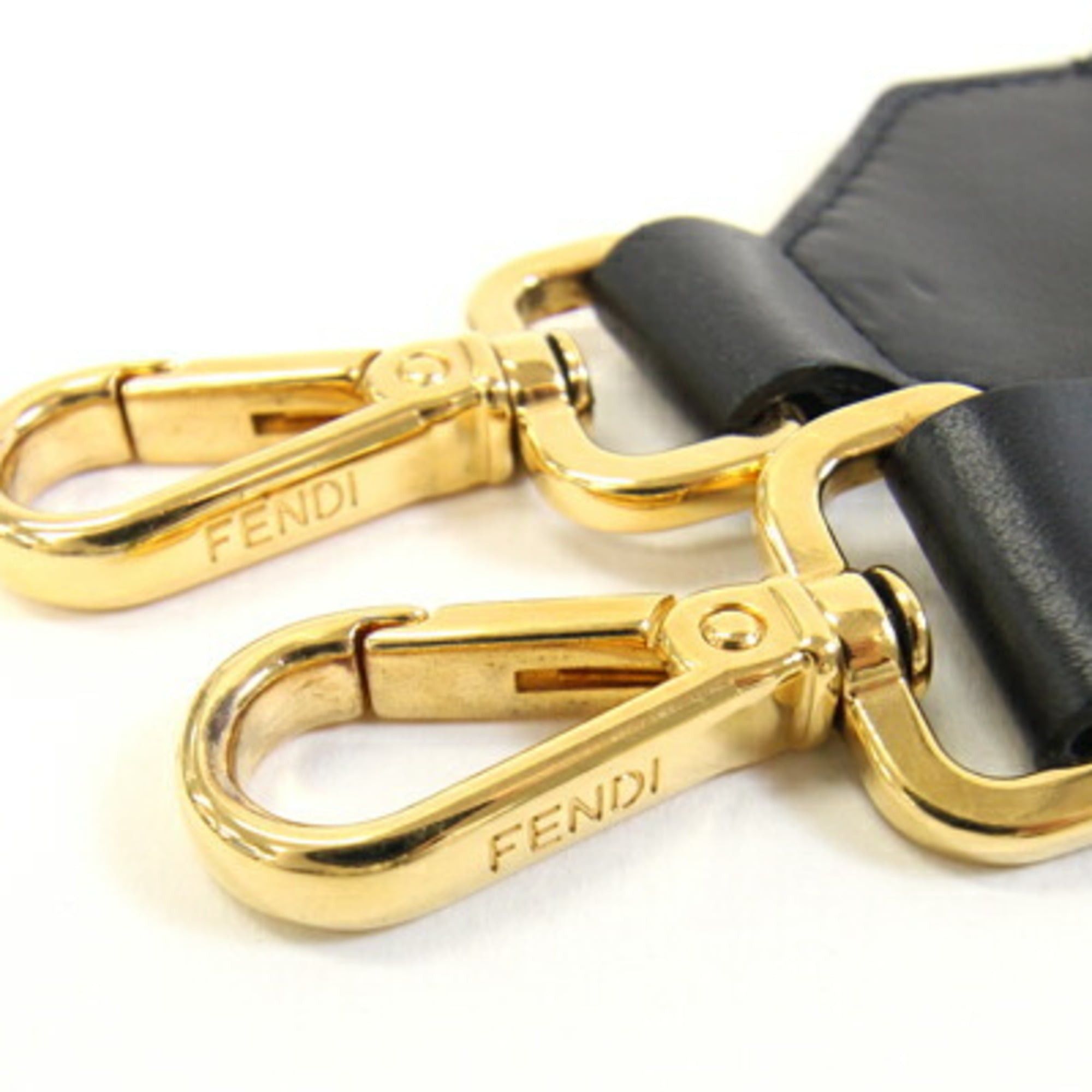 Fendi Fendi Shoulder Strap You 8VA134 Black Pink Yellow Canvas Leather Bag Women's FENDI Size ONE SIZE - 3 Thumbnail