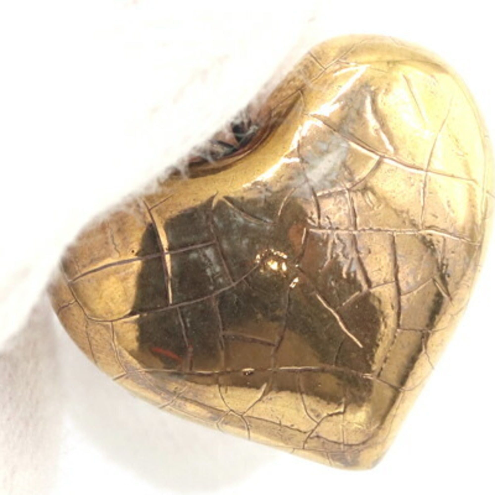 Louis Vuitton Louis Vuitton Boucle d'oreille Charm Baroque Earrings M65545 Brass and Ceramic LV Heart Women's LOUIS VUITTON Size ONE SIZE - 4 Thumbnail