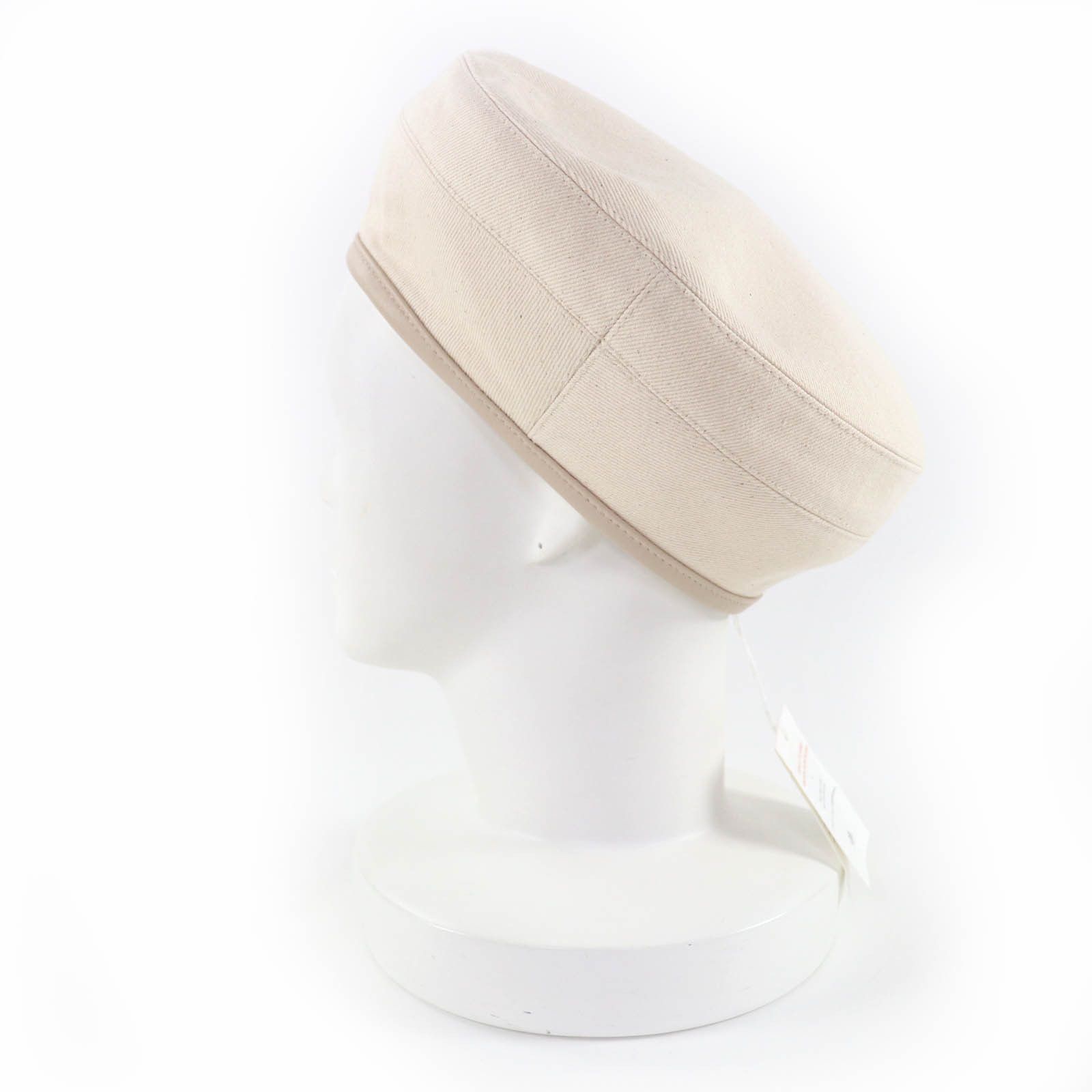 Hermes Hermes Hermès Saint Honor Serie Metal Leather Beret58 Textile Hats DUTY FREE for USA Size ONE SIZE - 3 Thumbnail