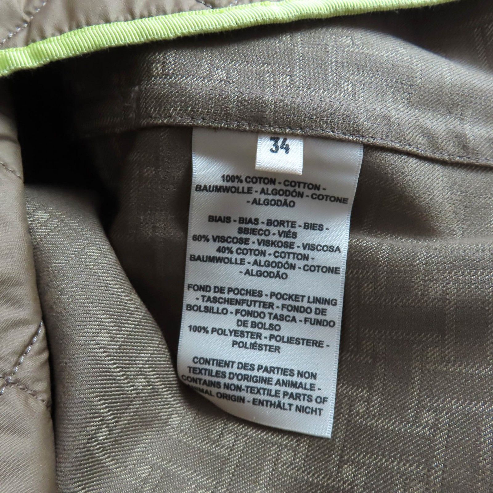 Hermes Hermes Hermès 34 Polyester Coat Textile Outerwear DUTY FREE for USA Size ONE SIZE - 9 Thumbnail