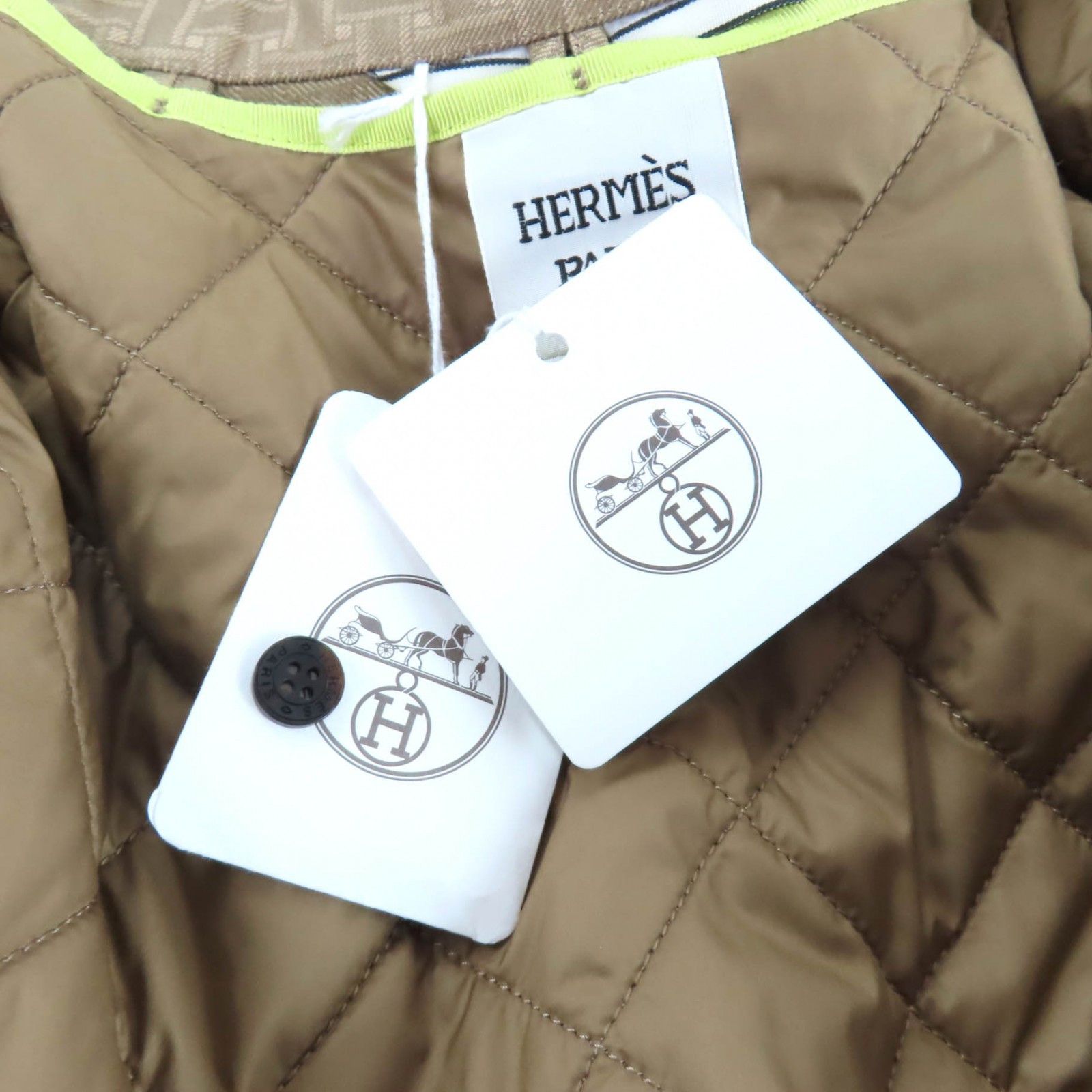Hermes Hermes Hermès 34 Polyester Coat Textile Outerwear DUTY FREE for USA Size ONE SIZE - 12 Thumbnail