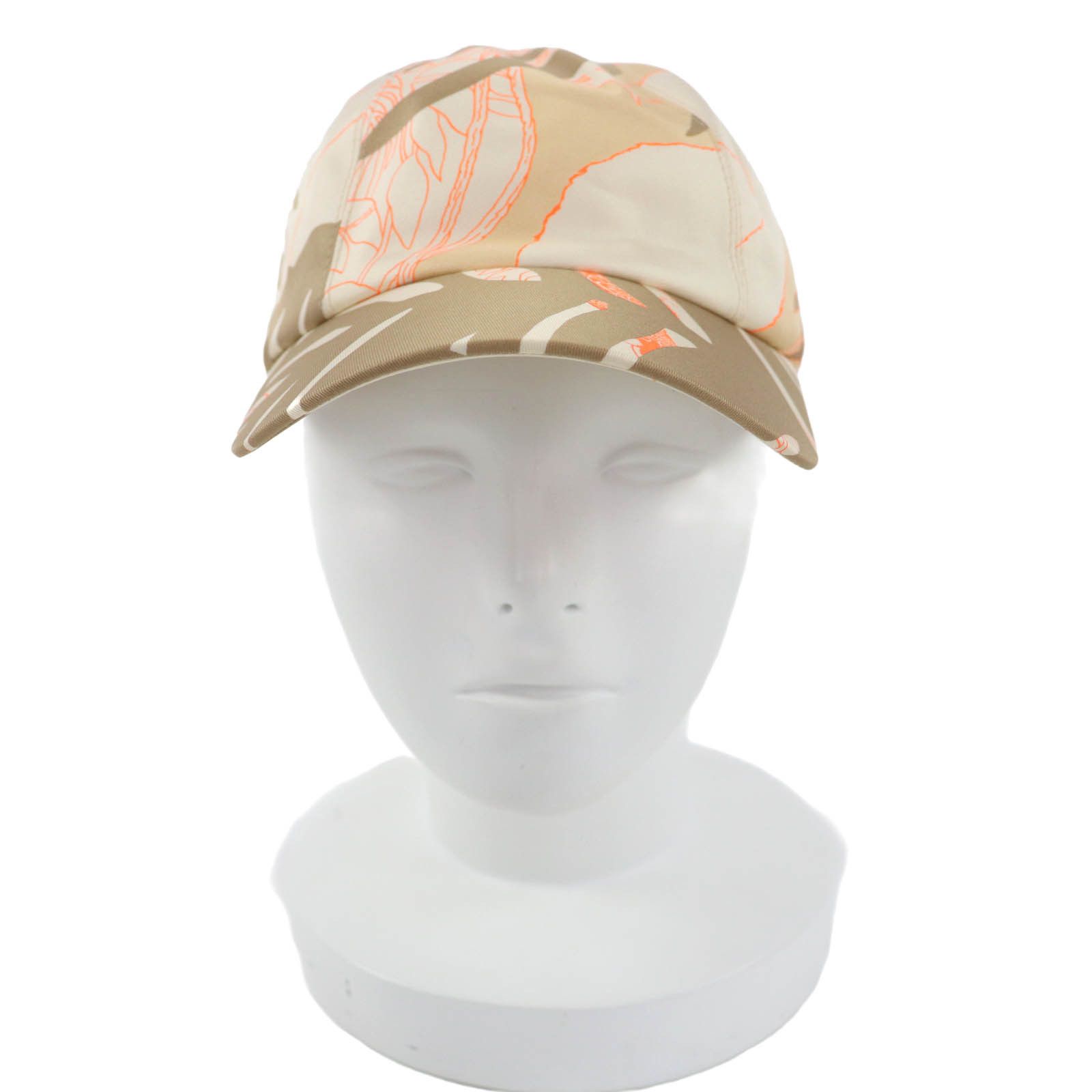 Hermes Hermes Hermès Davis Jungle Love With Series Button Silk Cap59 Textile Hats DUTY FREE for USA Size ONE SIZE - 2 Thumbnail