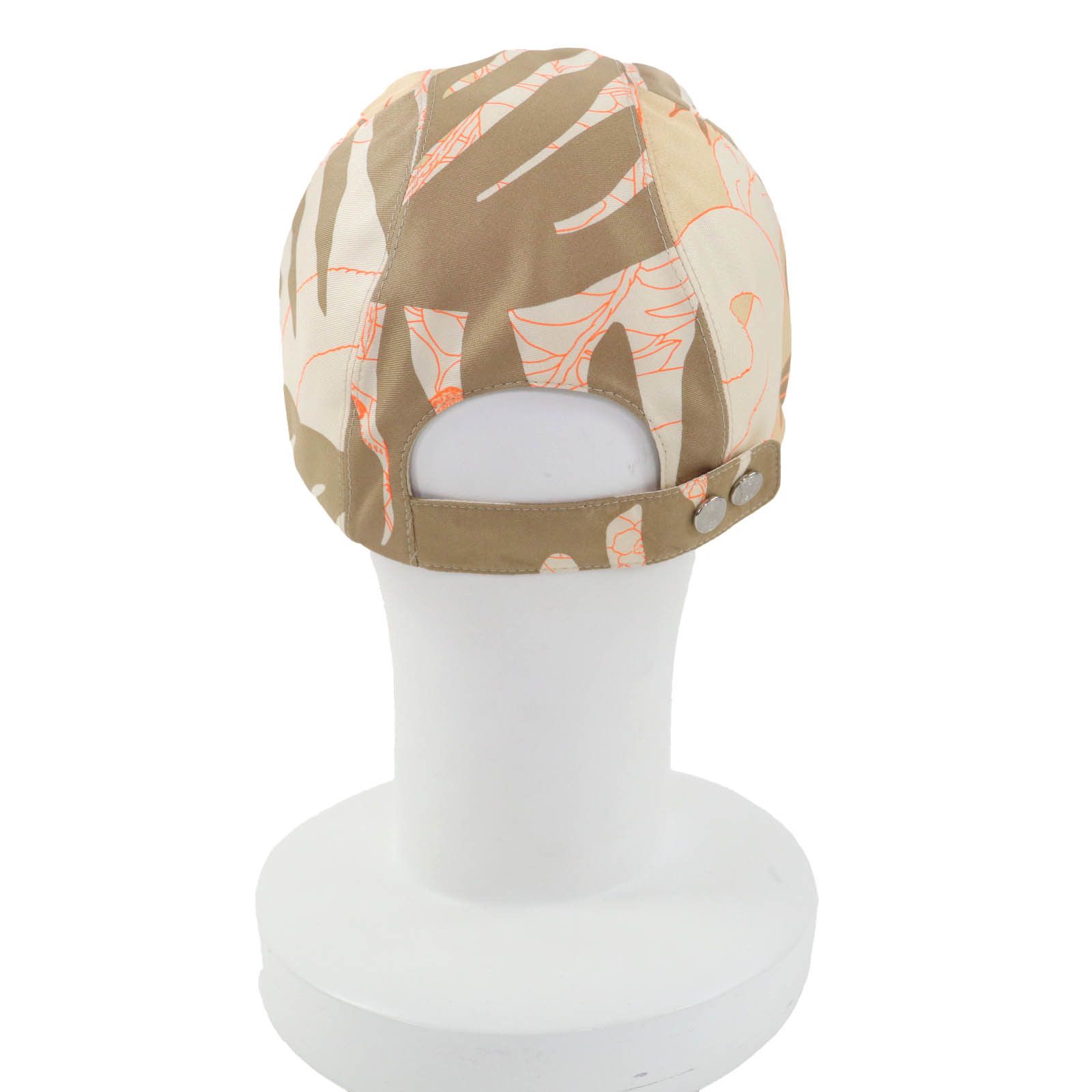 Hermes Hermes Hermès Davis Jungle Love With Series Button Silk Cap59 Textile Hats DUTY FREE for USA Size ONE SIZE - 4 Thumbnail