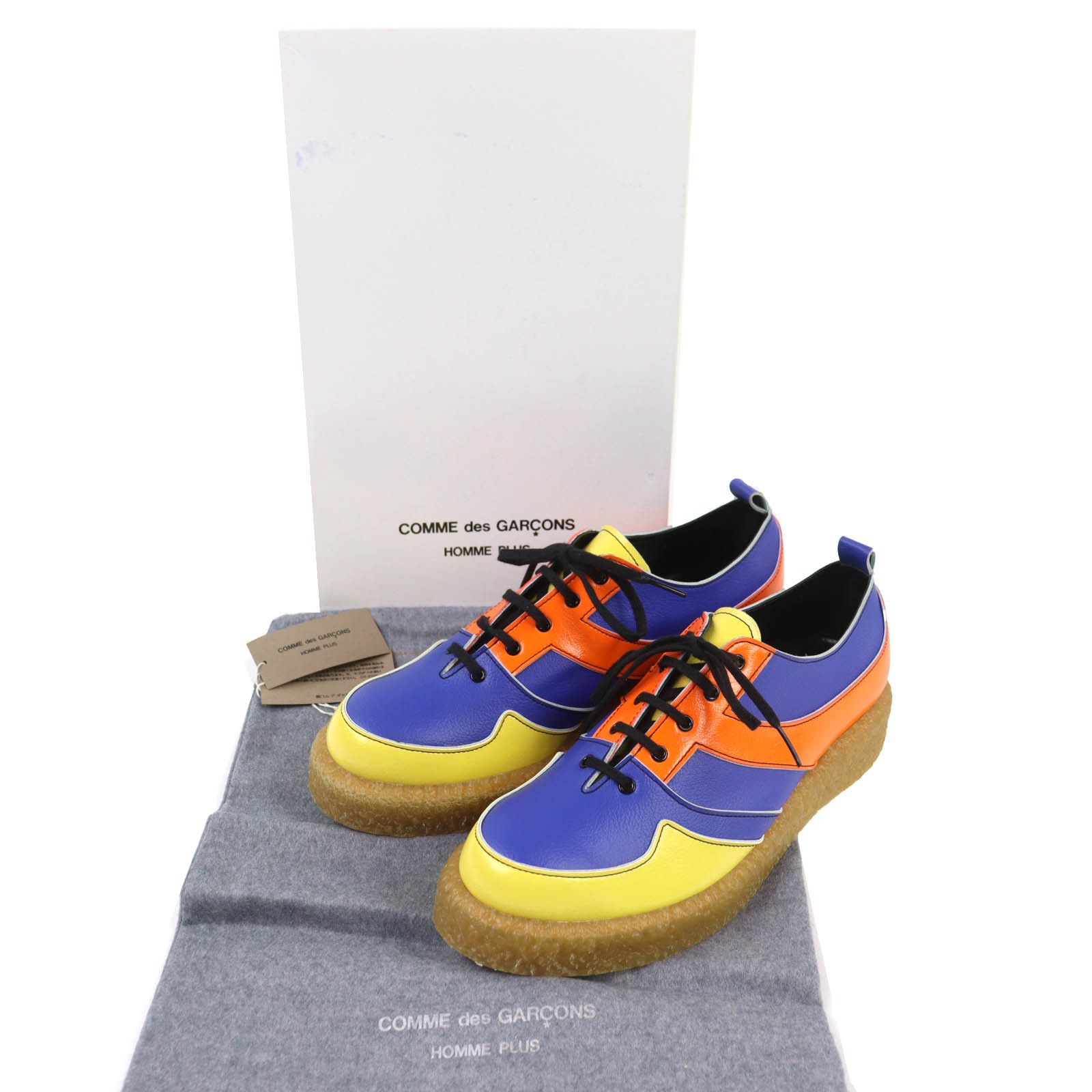 Other Other COMME des GARCONS HOMME PLUS Leather Sneakers Leather Shoes 24PA-K102 DUTY FREE for USA Size ONE SIZE - 2 Thumbnail
