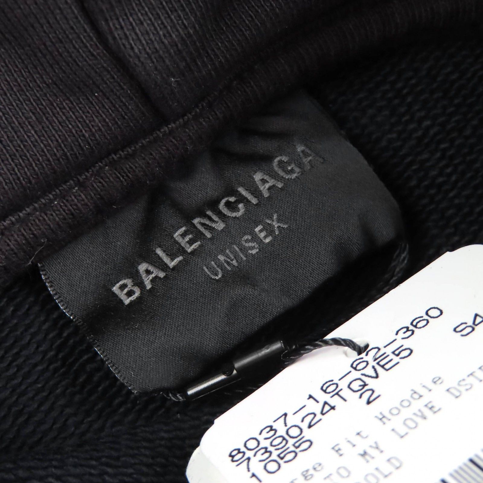 Balenciaga Balenciaga Balenciaga Valentine CD Hoodie Hoodie Textile Sweatshirts & Hoodies 739024 DUTY FREE for USA Size ONE SIZE - 5 Thumbnail
