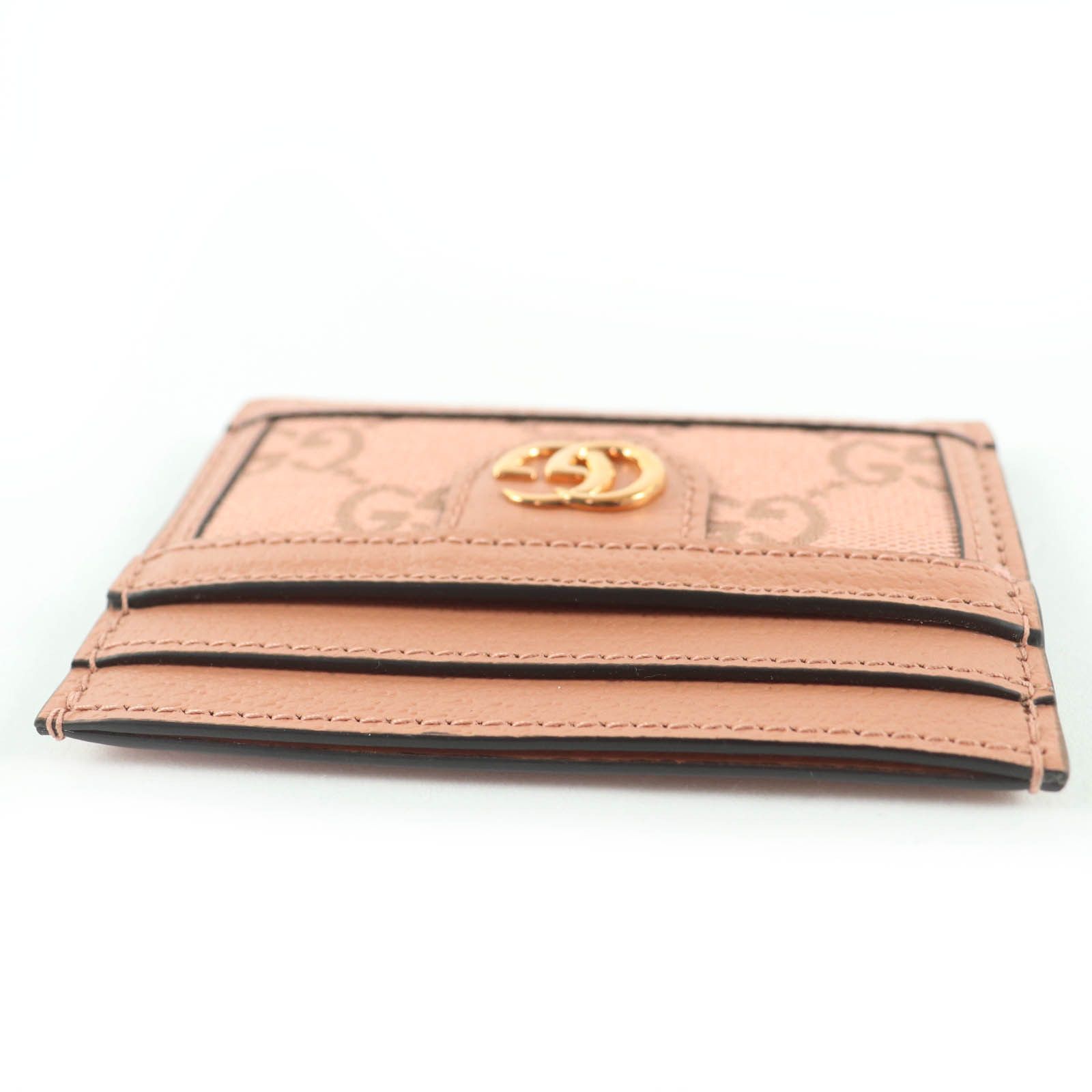 Gucci Gucci Gucci GG Supreme Leather Card Case Leather Card Case 523159 DUTY FREE for USA Size ONE SIZE - 5 Thumbnail