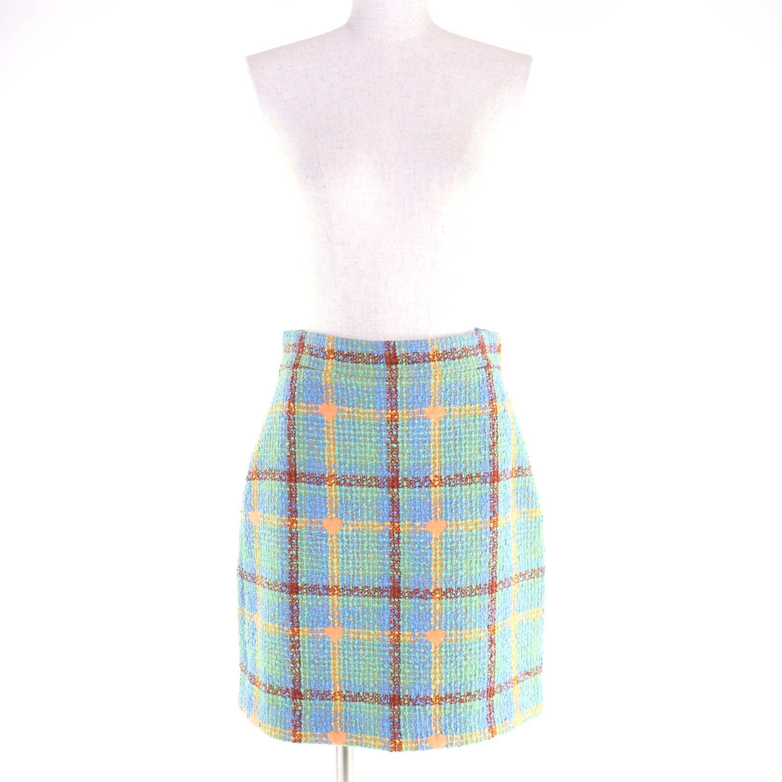 Gucci Gucci Gucci Tweed Cotton Skirt Textile Skirts 706948 DUTY FREE for USA Size ONE SIZE - 2 Thumbnail