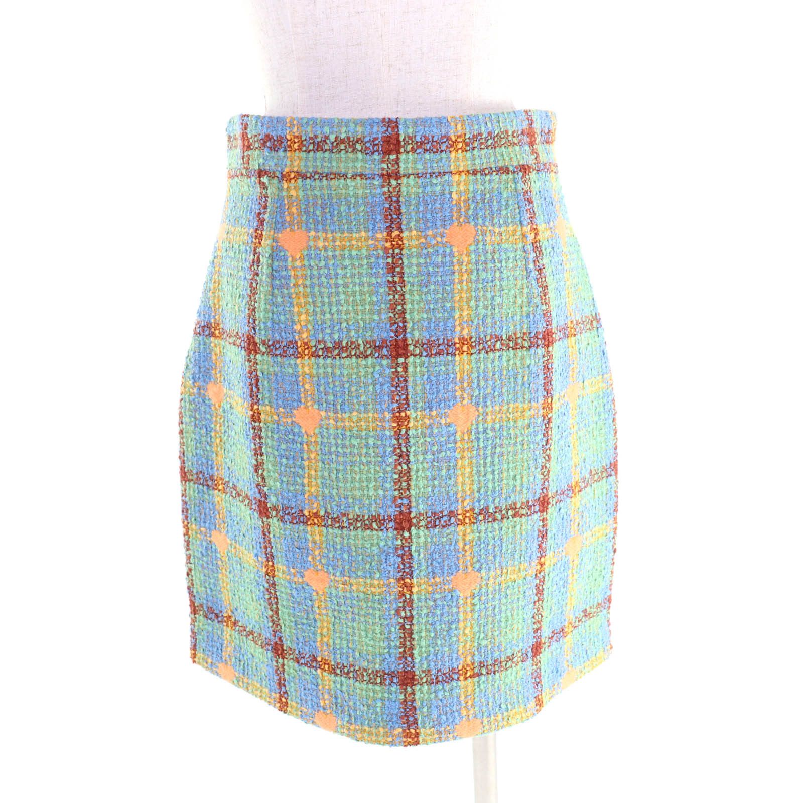 Gucci Gucci Gucci Tweed Cotton Skirt Textile Skirts 706948 DUTY FREE for USA Size ONE SIZE - 4 Thumbnail