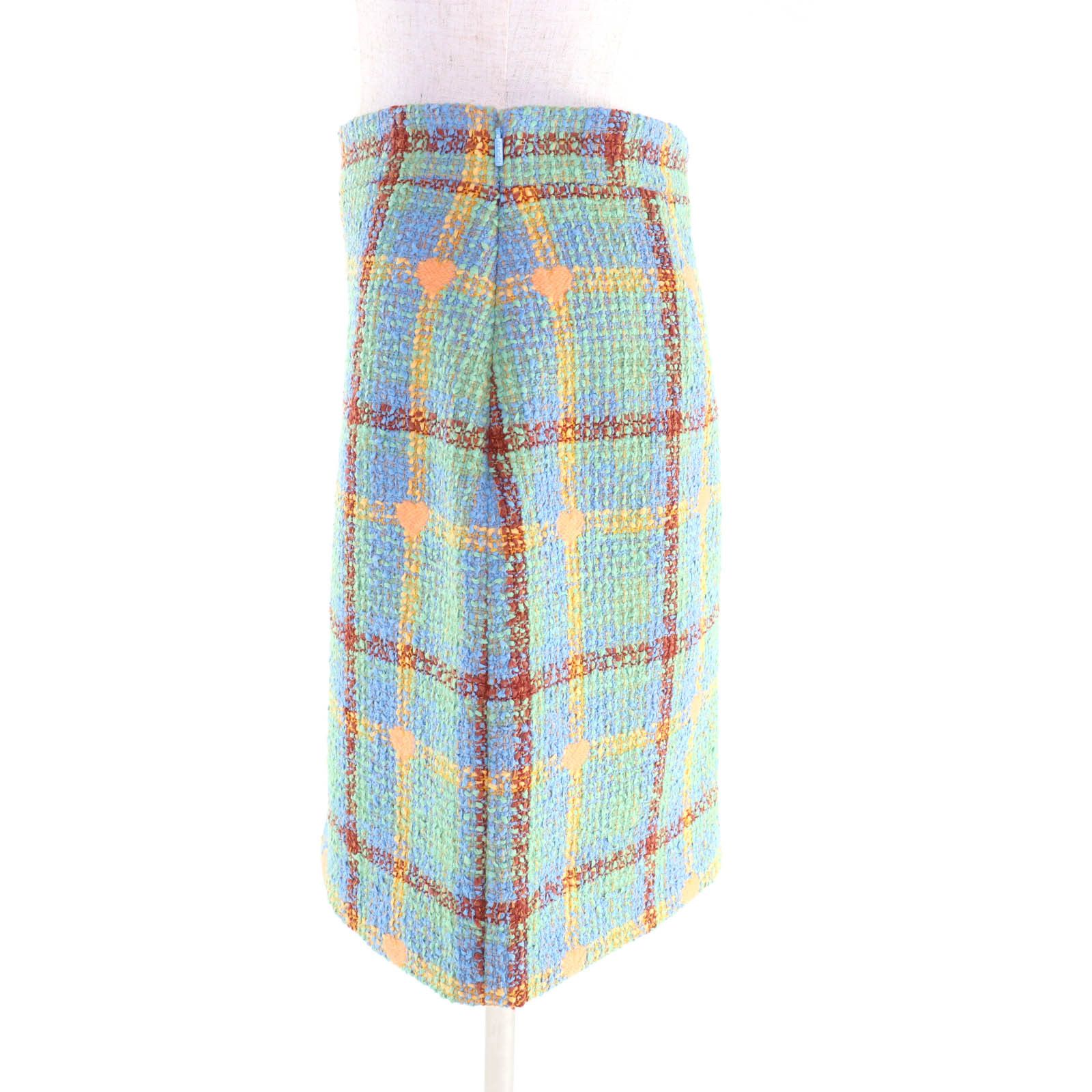 Gucci Gucci Gucci Tweed Cotton Skirt Textile Skirts 706948 DUTY FREE for USA Size ONE SIZE - 3 Thumbnail
