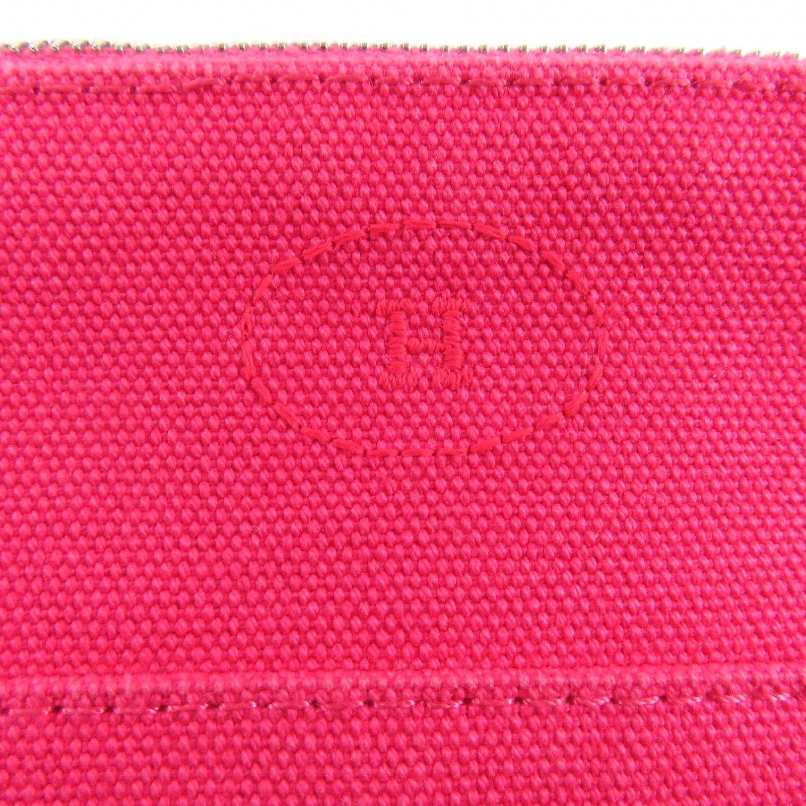 Hermes Hermes Hermès Bolide mini mini Cotton Cosmetics Pouch Textile Vanity Bag DUTY FREE for USA Size ONE SIZE - 6 Thumbnail