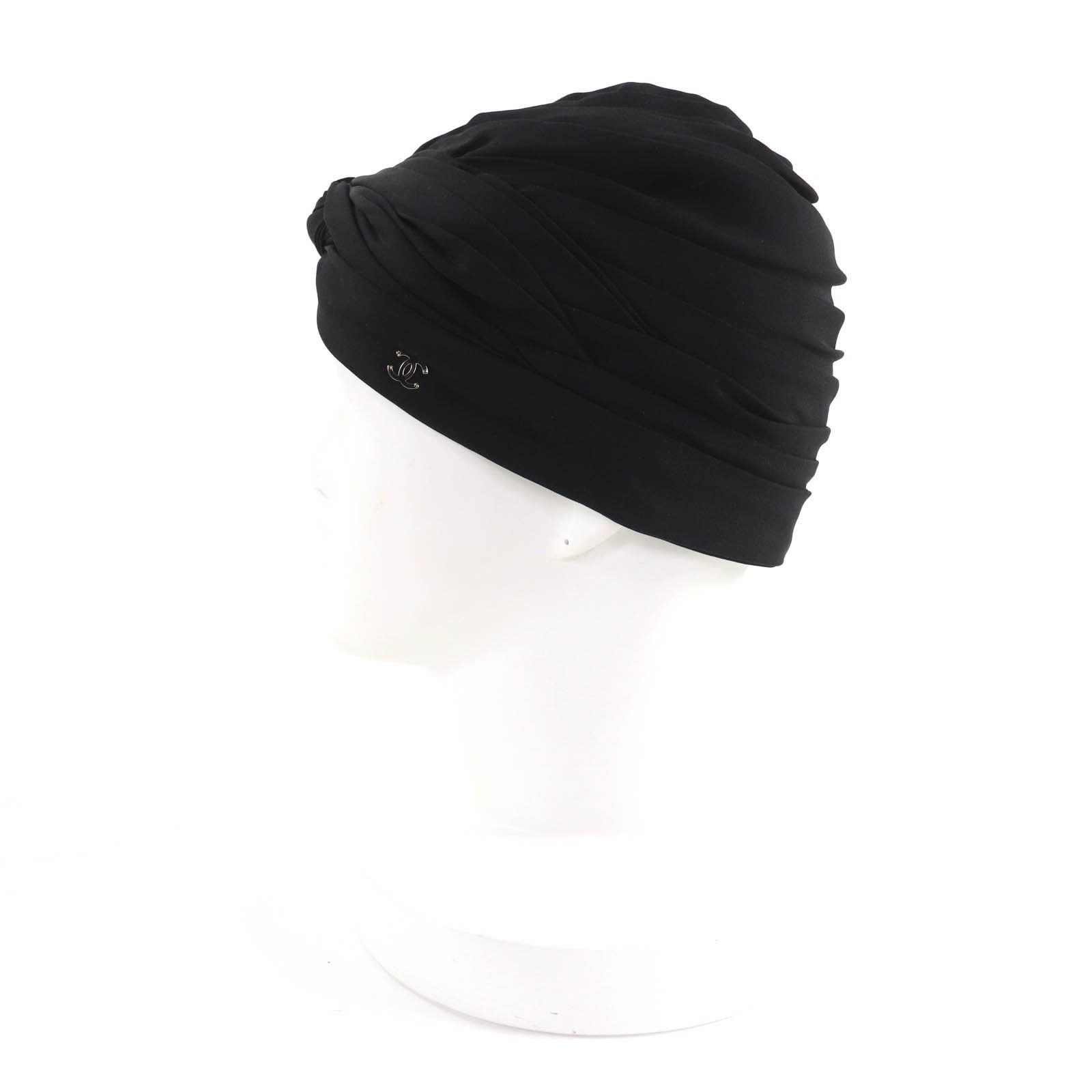 Chanel Chanel Chanel COCO Mark Silk Turban Hat Textile Hats DUTY FREE for USA Size ONE SIZE - 2 Thumbnail