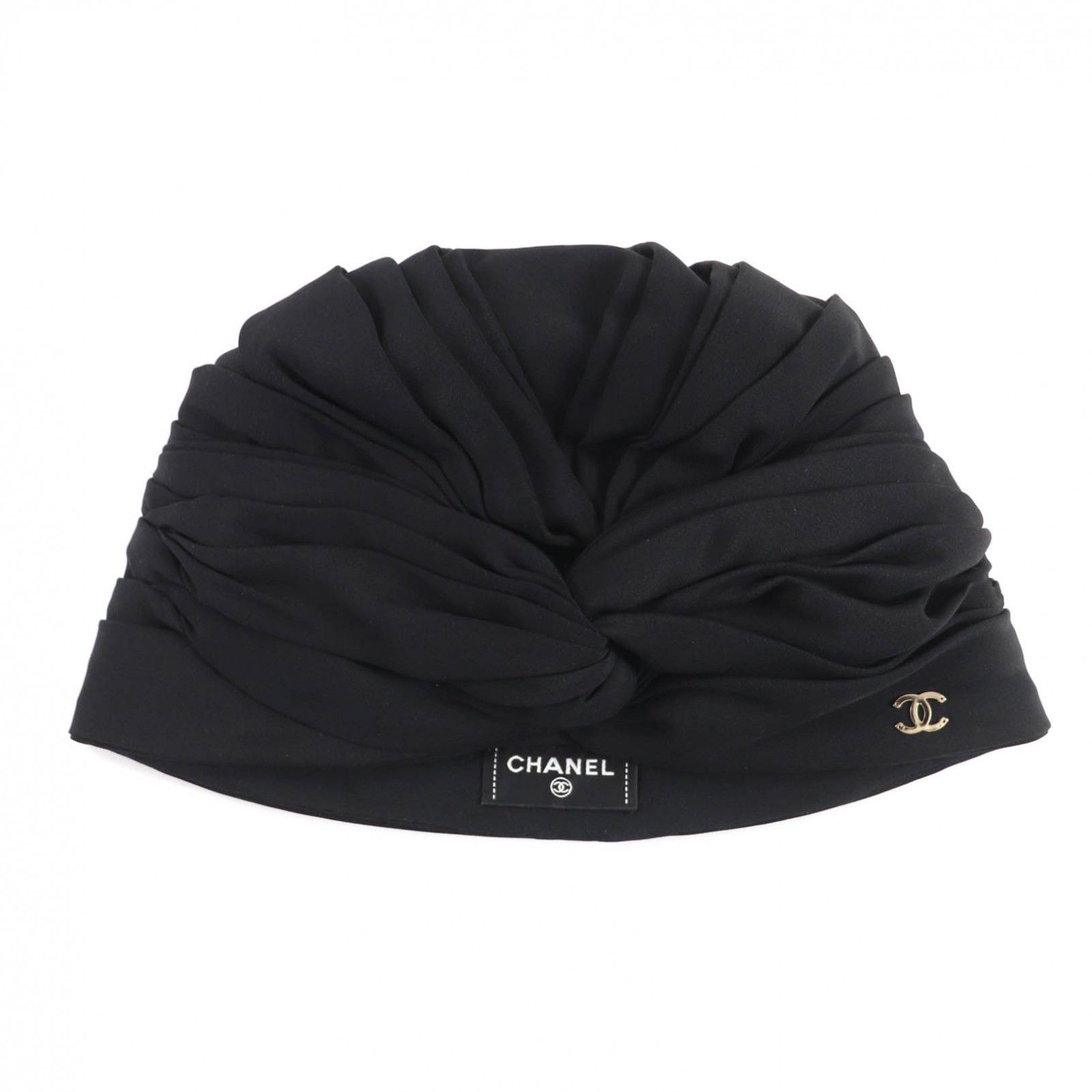 Chanel Chanel Chanel COCO Mark Silk Turban Hat Textile Hats DUTY FREE for USA Size ONE SIZE - 4 Thumbnail