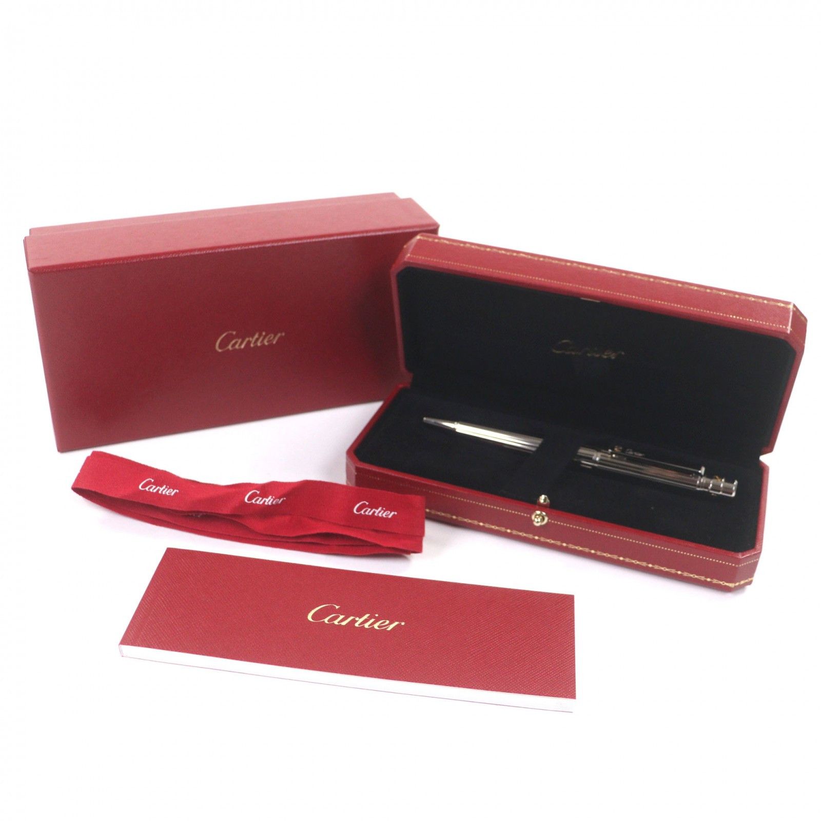 Cartier Cartier Cartier Santos de Cartier Silver Ballpoint Pen Precious Metal Pen DUTY FREE for USA Size ONE SIZE - 2 Thumbnail