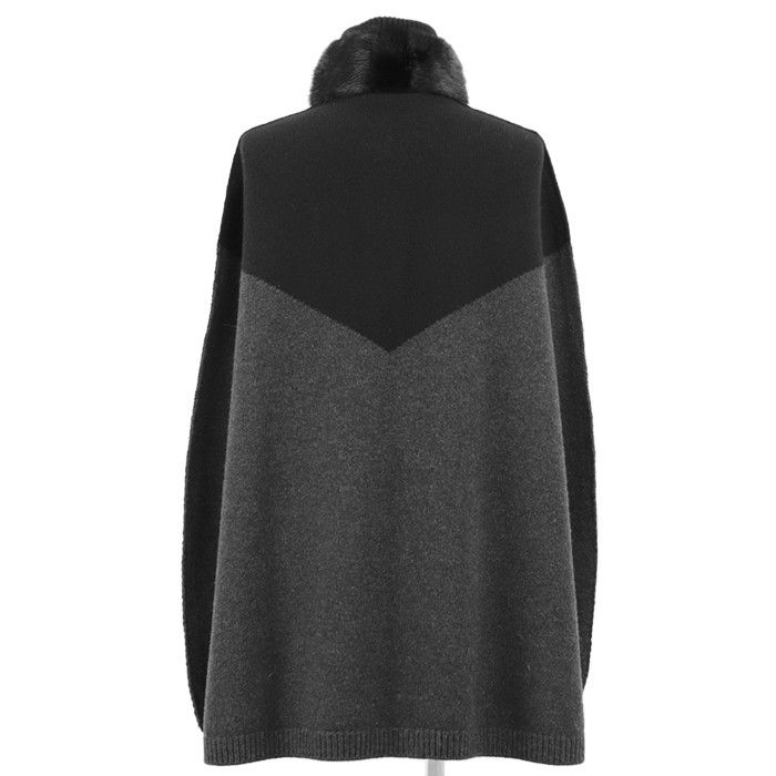 Louis Vuitton Louis Vuitton Louis Vuitton Wool Cashmere Mink Cape Textile Outerwear DUTY FREE for USA Size ONE SIZE - 8 Thumbnail