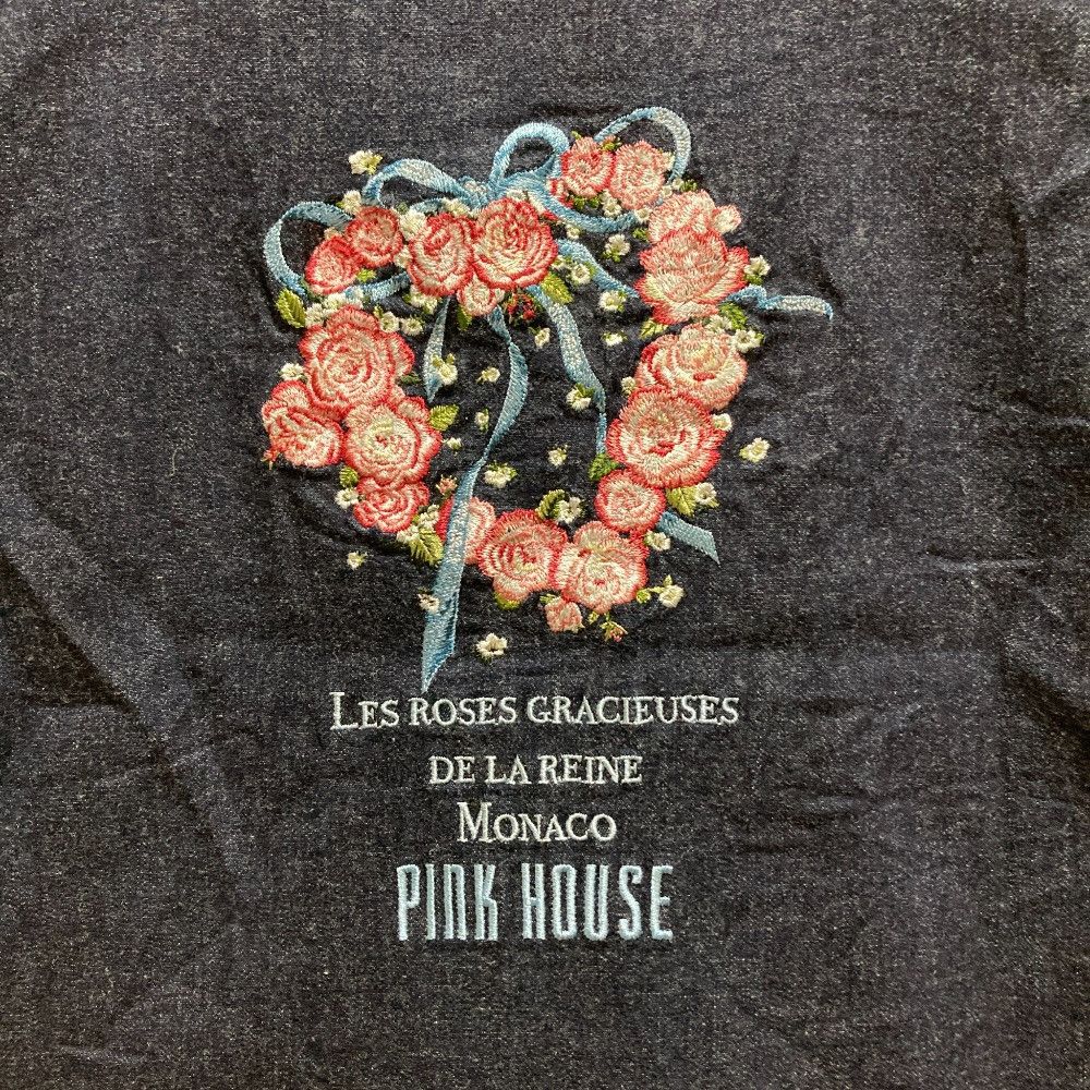Other Other PINK HOUSE Embroidered Denim Vest Jacket Textile Outerwear DUTY FREE for USA Size ONE SIZE - 6 Thumbnail