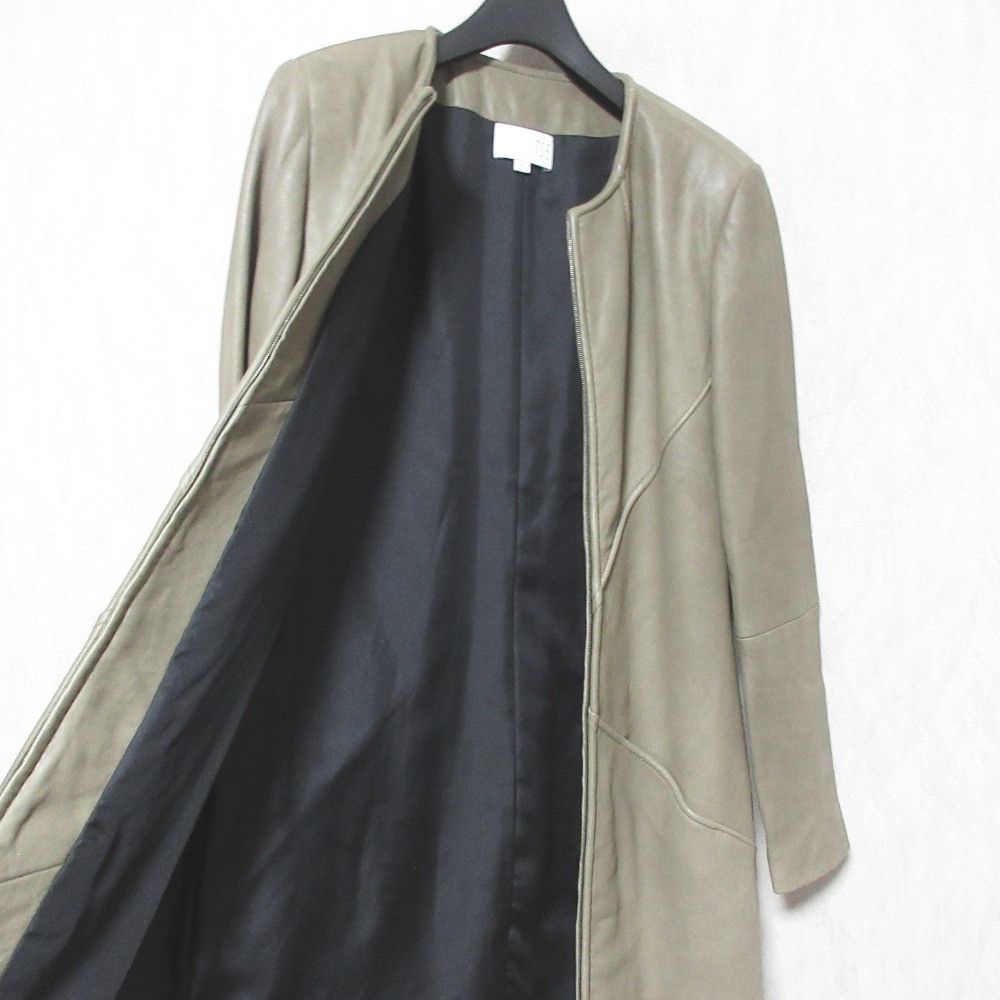 Other Other TSE Leather Coat Leather Outerwear DUTY FREE for USA Size ONE SIZE - 5 Thumbnail