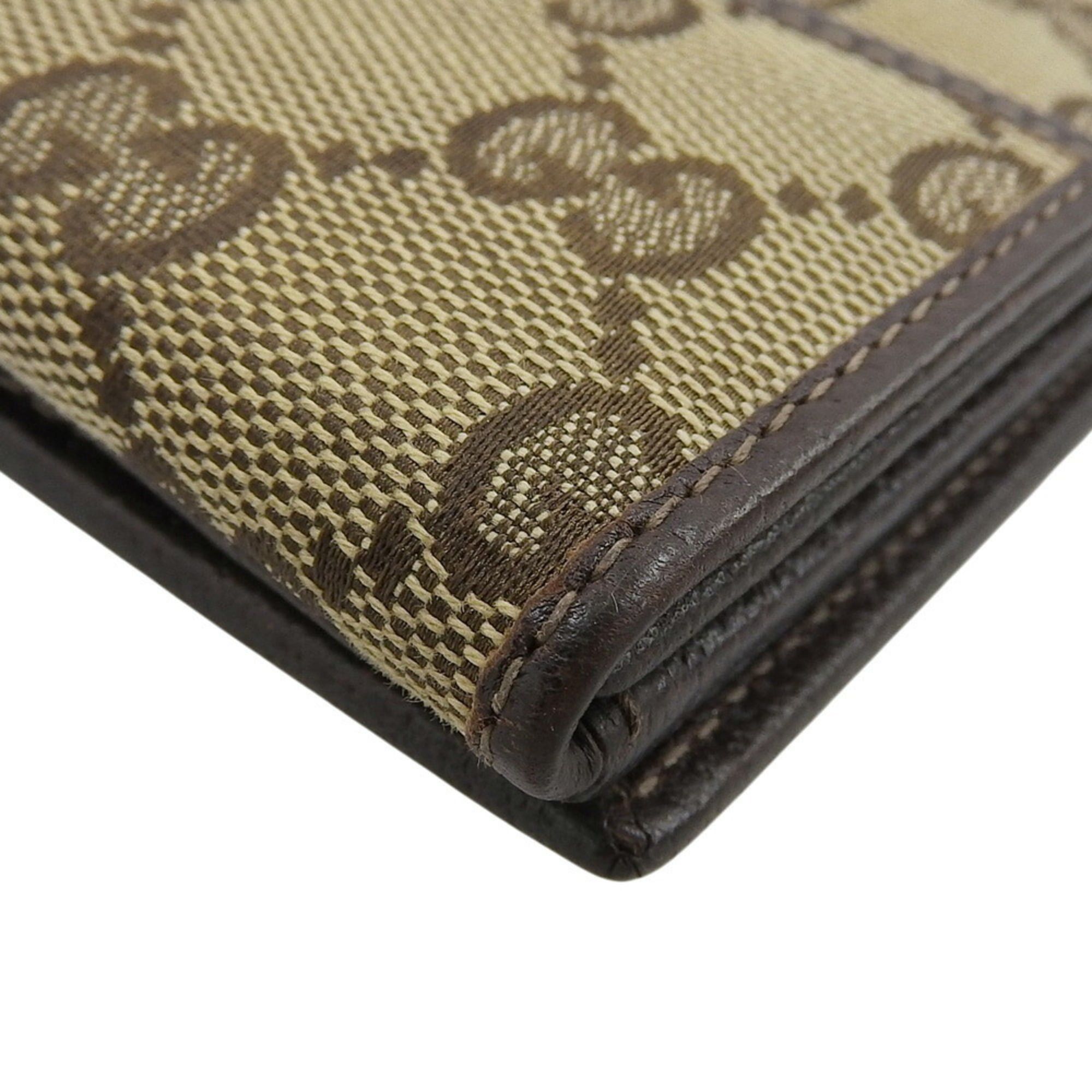 Gucci Gucci GG Canvas Double Long Wallet 141410 2149 Size ONE SIZE - 8 Thumbnail