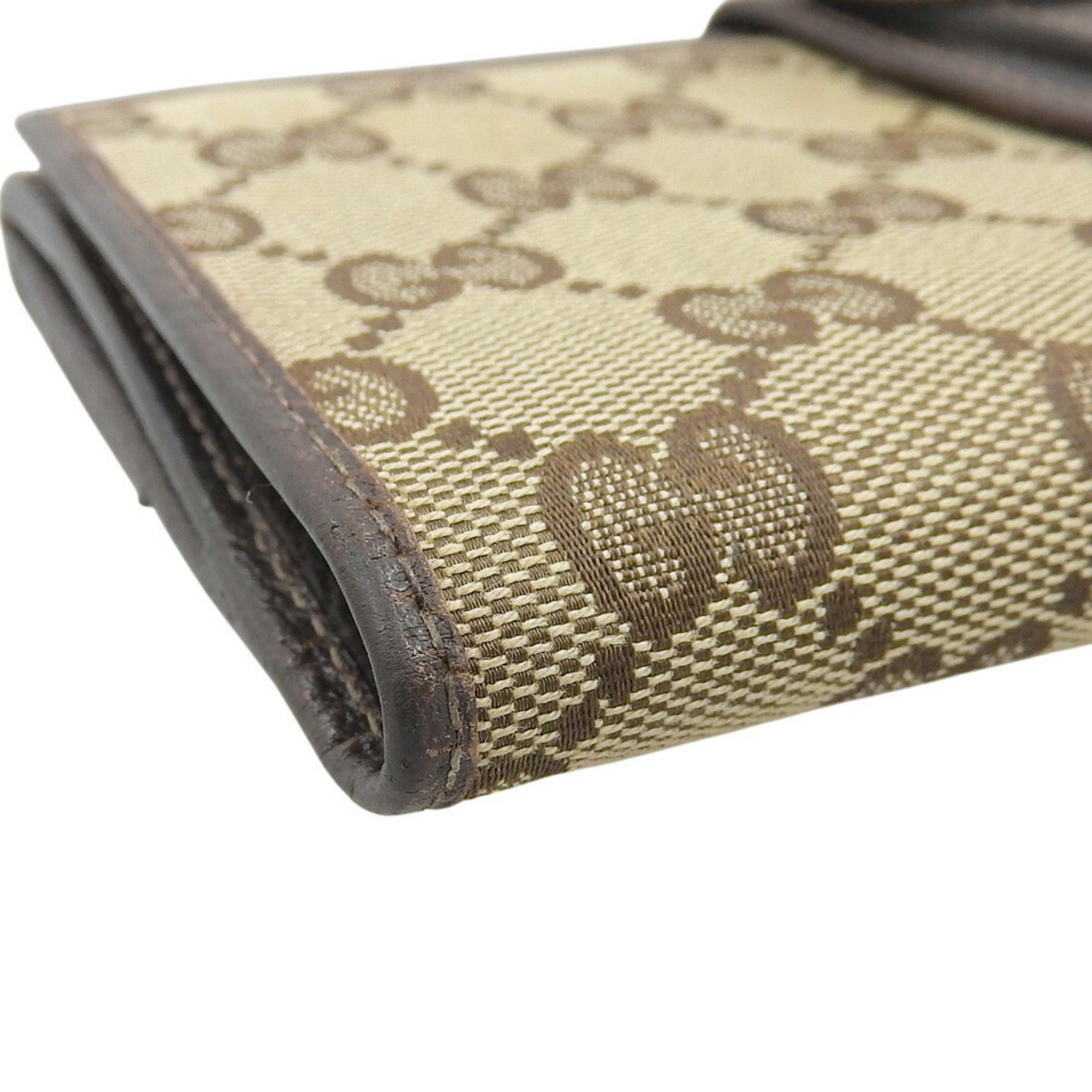 Gucci Gucci GG Canvas Double Long Wallet 141410 2149 Size ONE SIZE - 5 Thumbnail