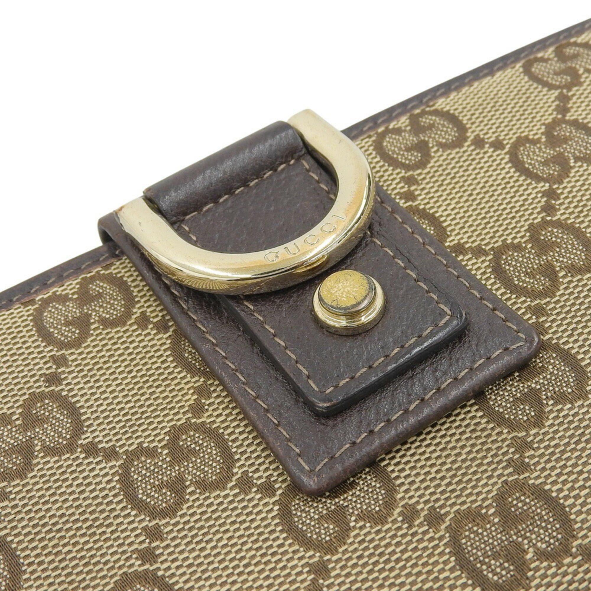 Gucci Gucci GG Canvas Double Long Wallet 141410 2149 Size ONE SIZE - 6 Thumbnail