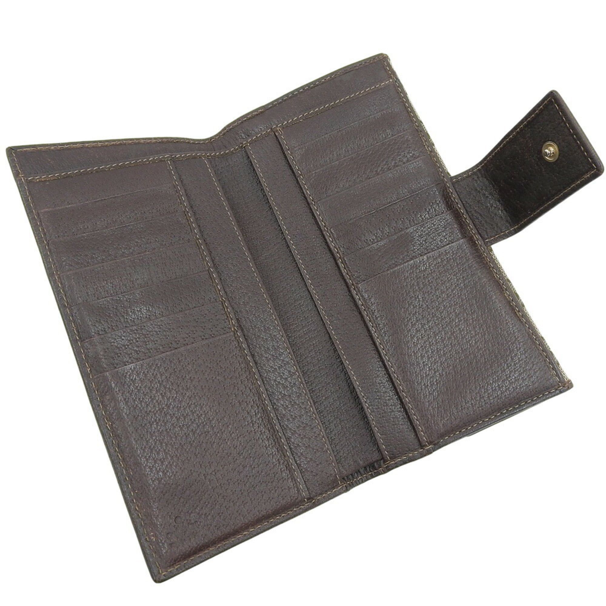 Gucci Gucci GG Canvas Double Long Wallet 141410 2149 Size ONE SIZE - 9 Thumbnail