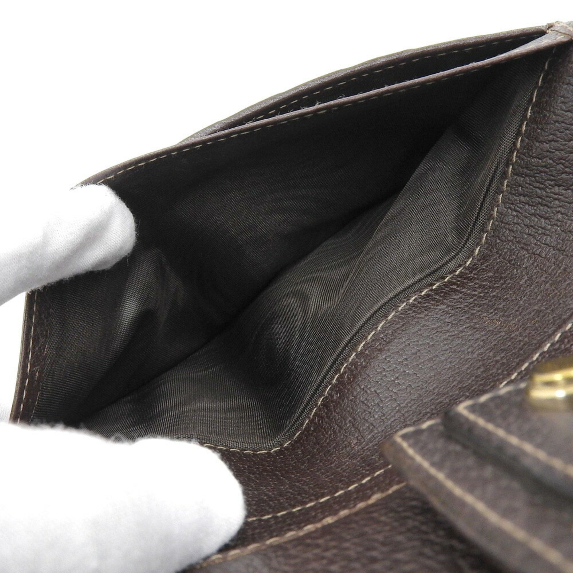 Gucci Gucci GG Canvas Double Long Wallet 141410 2149 Size ONE SIZE - 4 Thumbnail