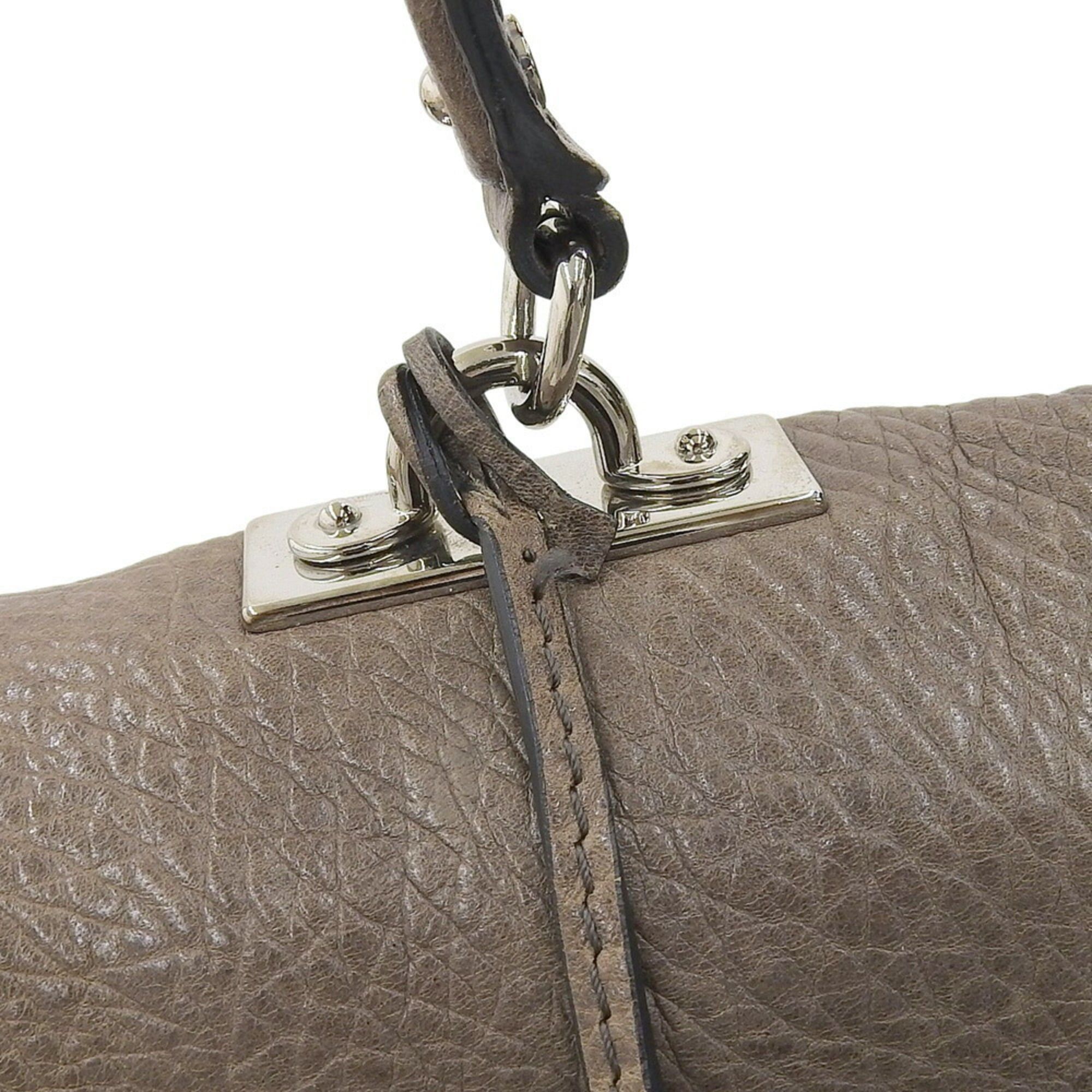 Celine Celine Bag Chain Shoulder Handbag 162293WLB 08IX Gray Leather Size ONE SIZE - 7 Thumbnail