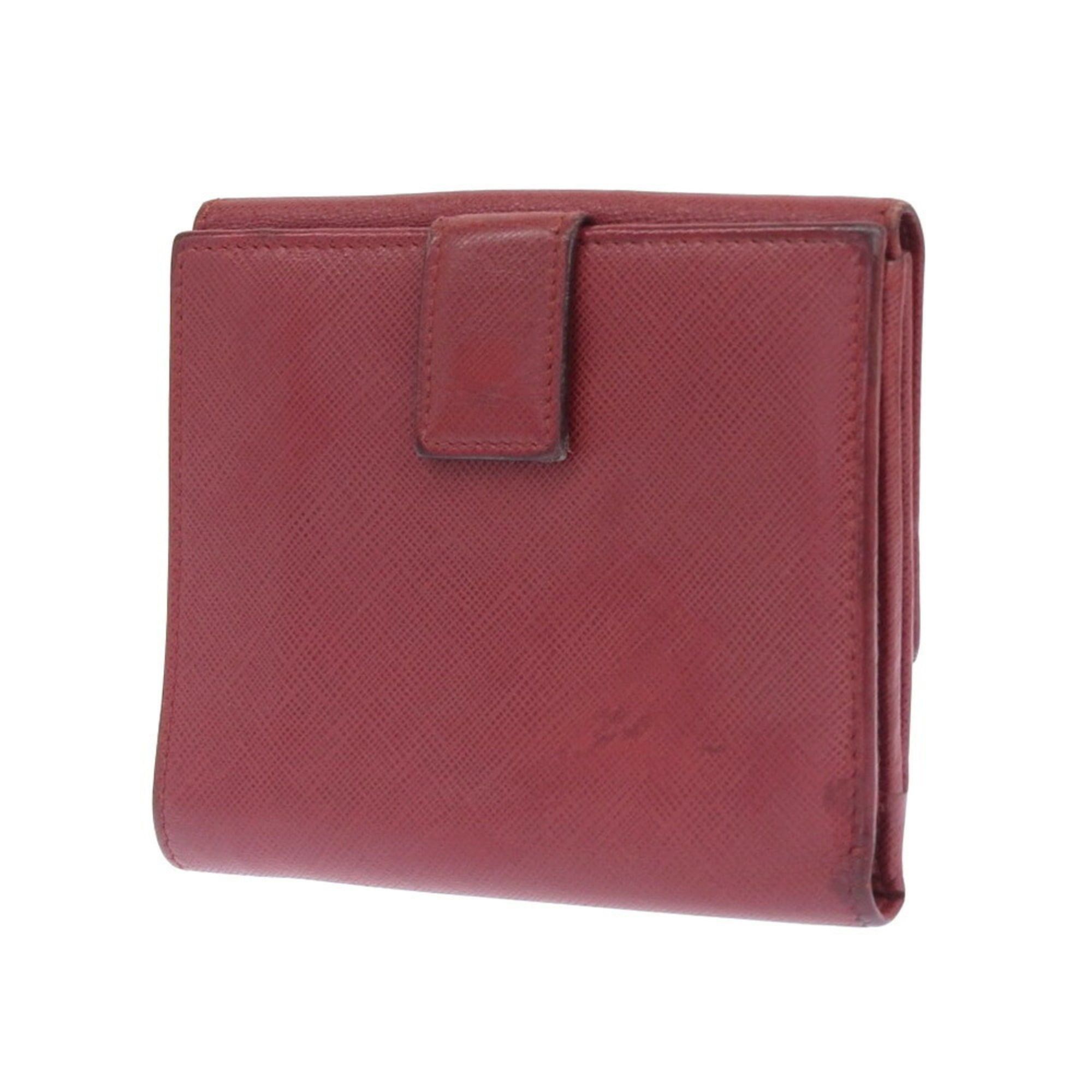 Salvatore Ferragamo Salvatore Ferragamo Gancini double bifold wallet in red leather Size ONE SIZE - 2 Thumbnail