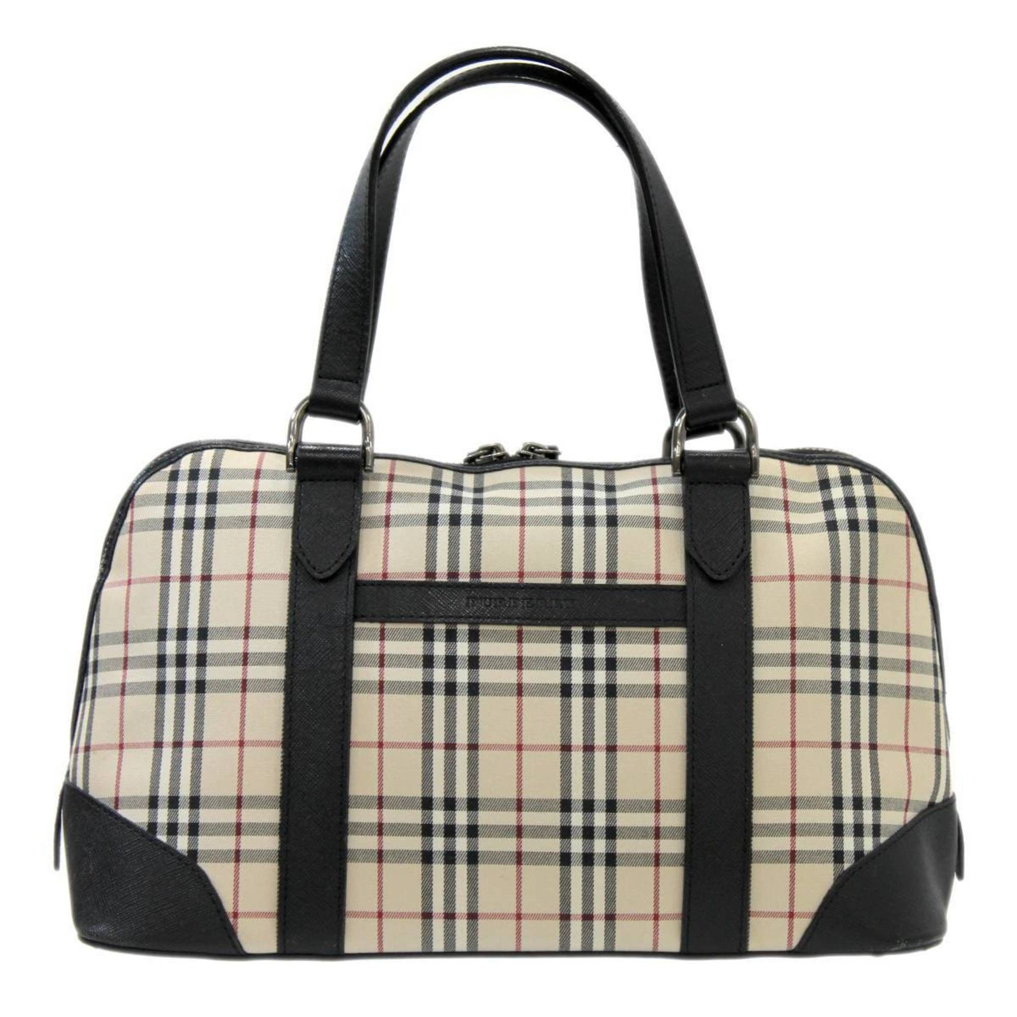 Burberry BURBERRY Nova Check Canvas Handbag Size ONE SIZE - 2 Thumbnail