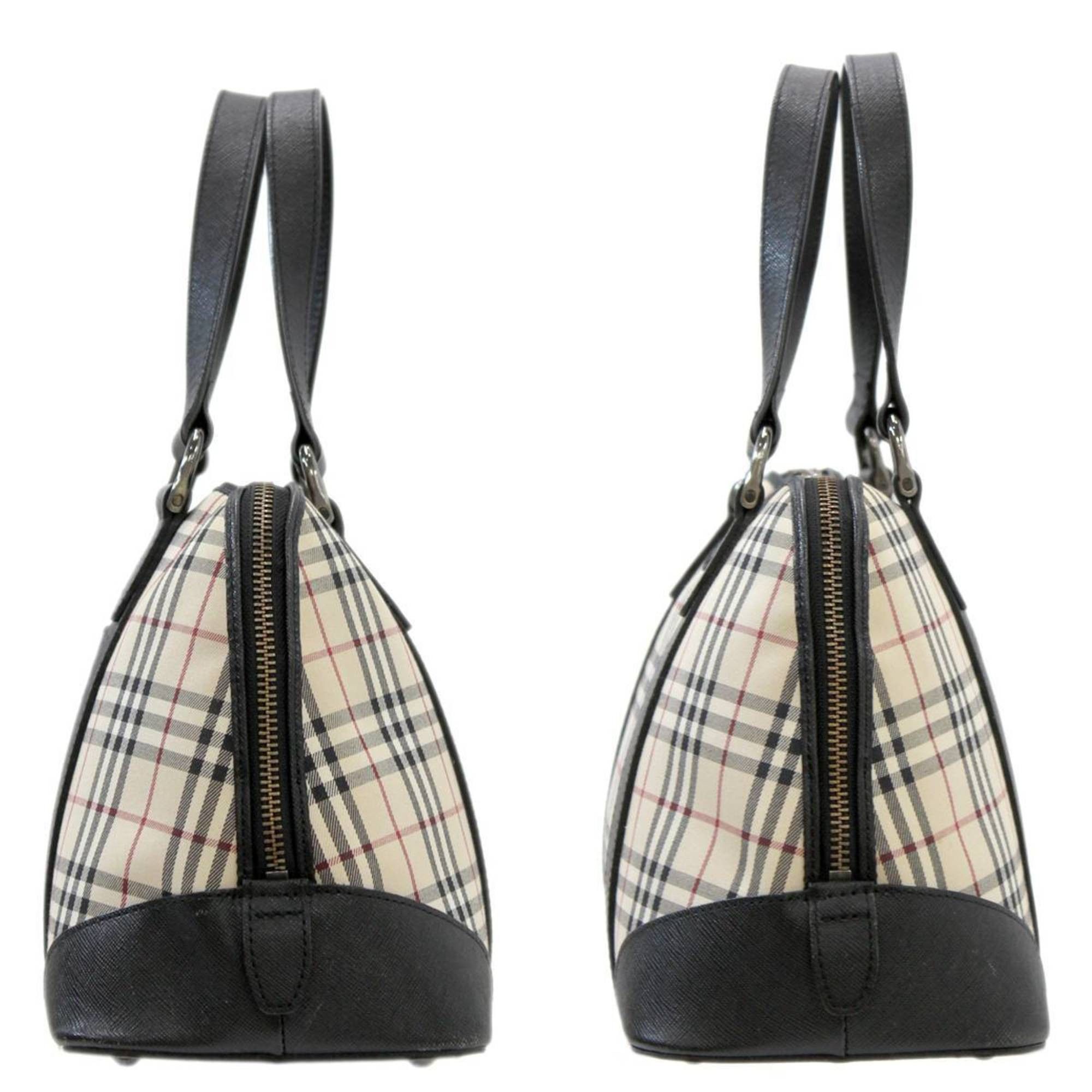 Burberry BURBERRY Nova Check Canvas Handbag Size ONE SIZE - 4 Thumbnail