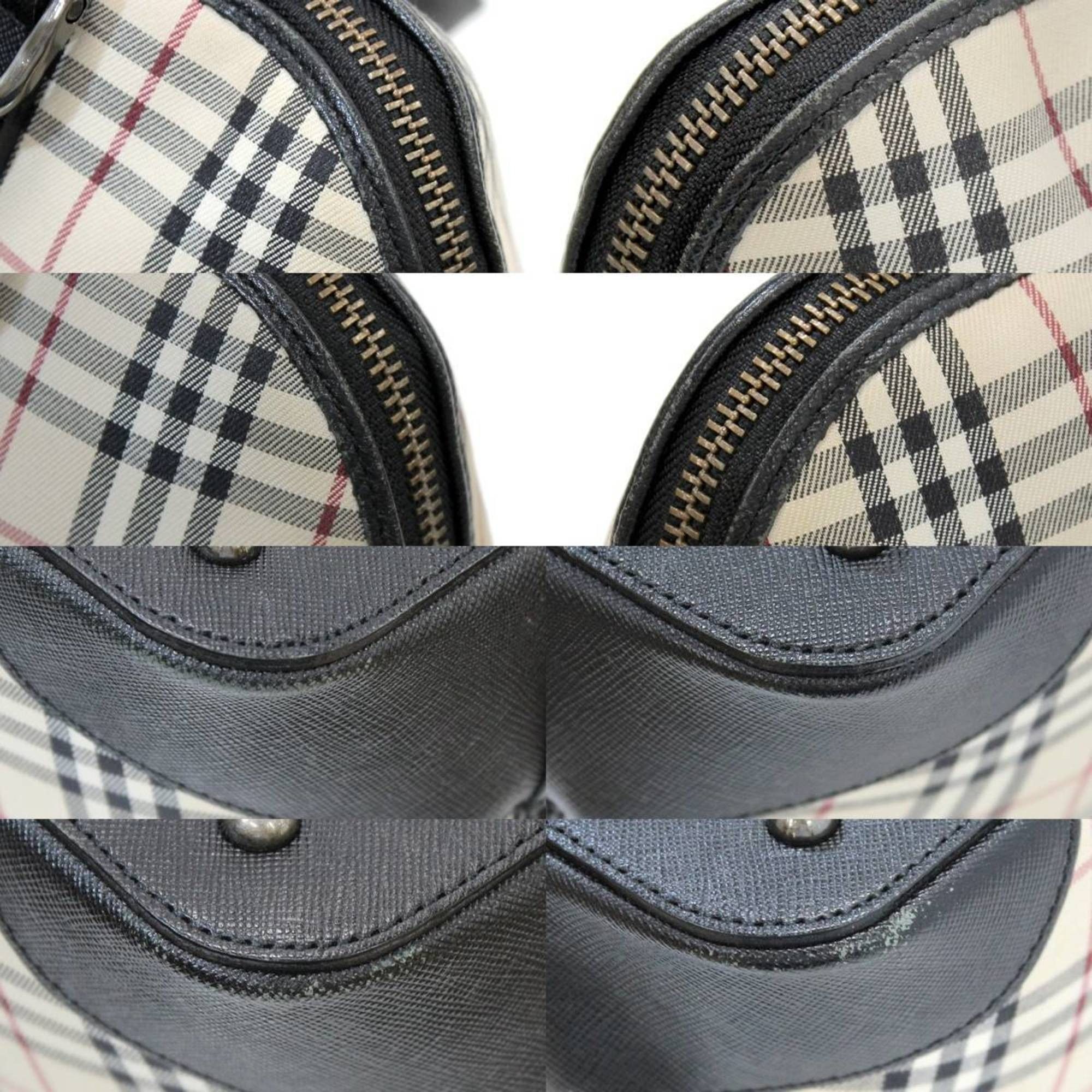 Burberry BURBERRY Nova Check Canvas Handbag Size ONE SIZE - 6 Thumbnail
